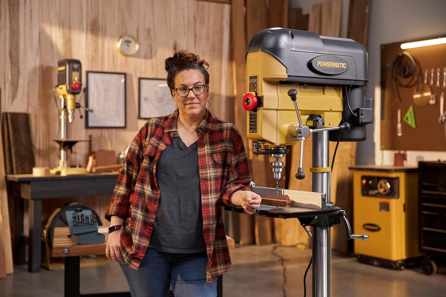 Powermatic 18-Inch Floor Drill Press, Variable Speed, 1 HP, 115/230V 1Ph (Model PM2800B)