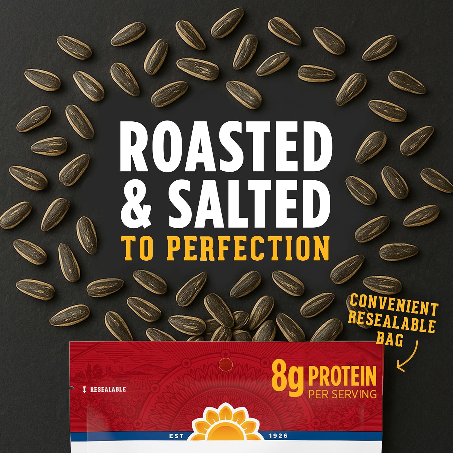 DAVID Jumbo Sunflower Seeds, Original Flavor, 5.25 oz.