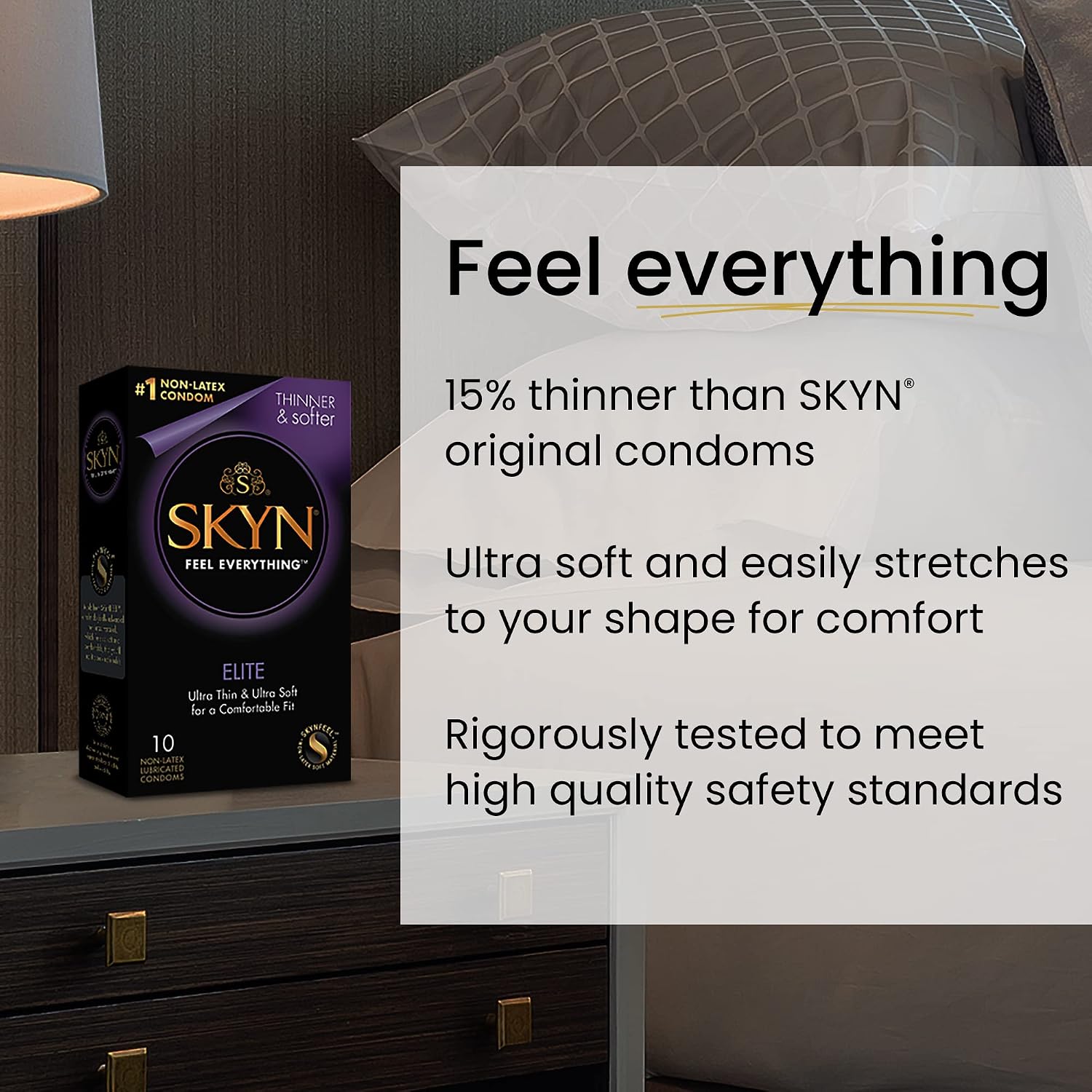 Lifestyles Skyn Polyisoprene Condoms, 12 Count (Pack of 1)