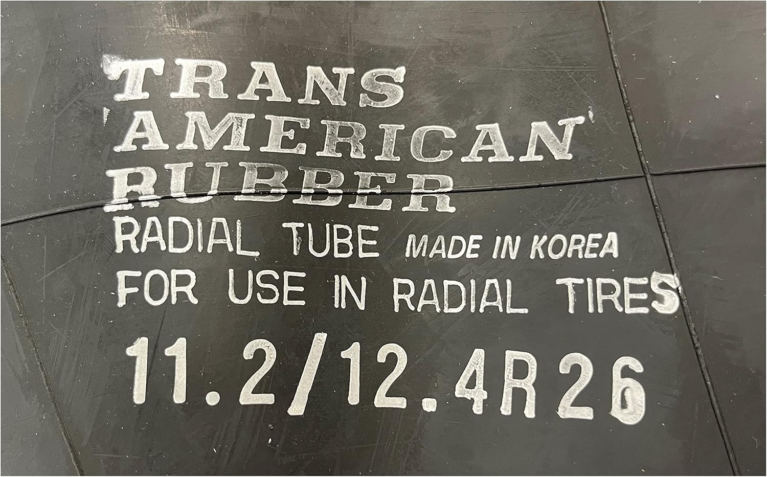 Trans American Rubber Tractor/Implement Inner Tube with TR-218A Valve Stem (11.2R-24/12.4R-24)