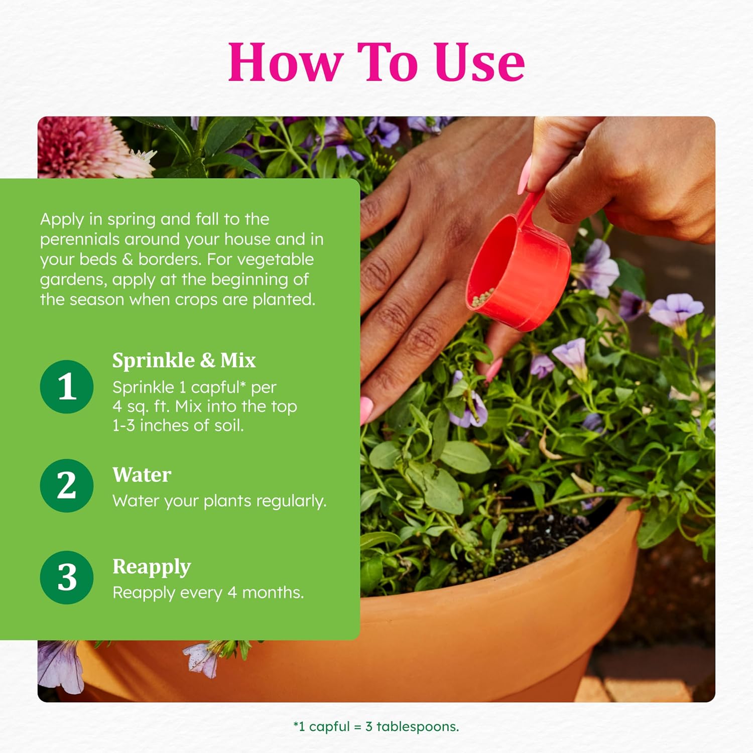 Osmocote Smart-Release Plant Food Flower & Vegetable, 4.5 lb. | For Edible Plants, Seasonal Vegetables, Fruits, Flowers, Herbs and More