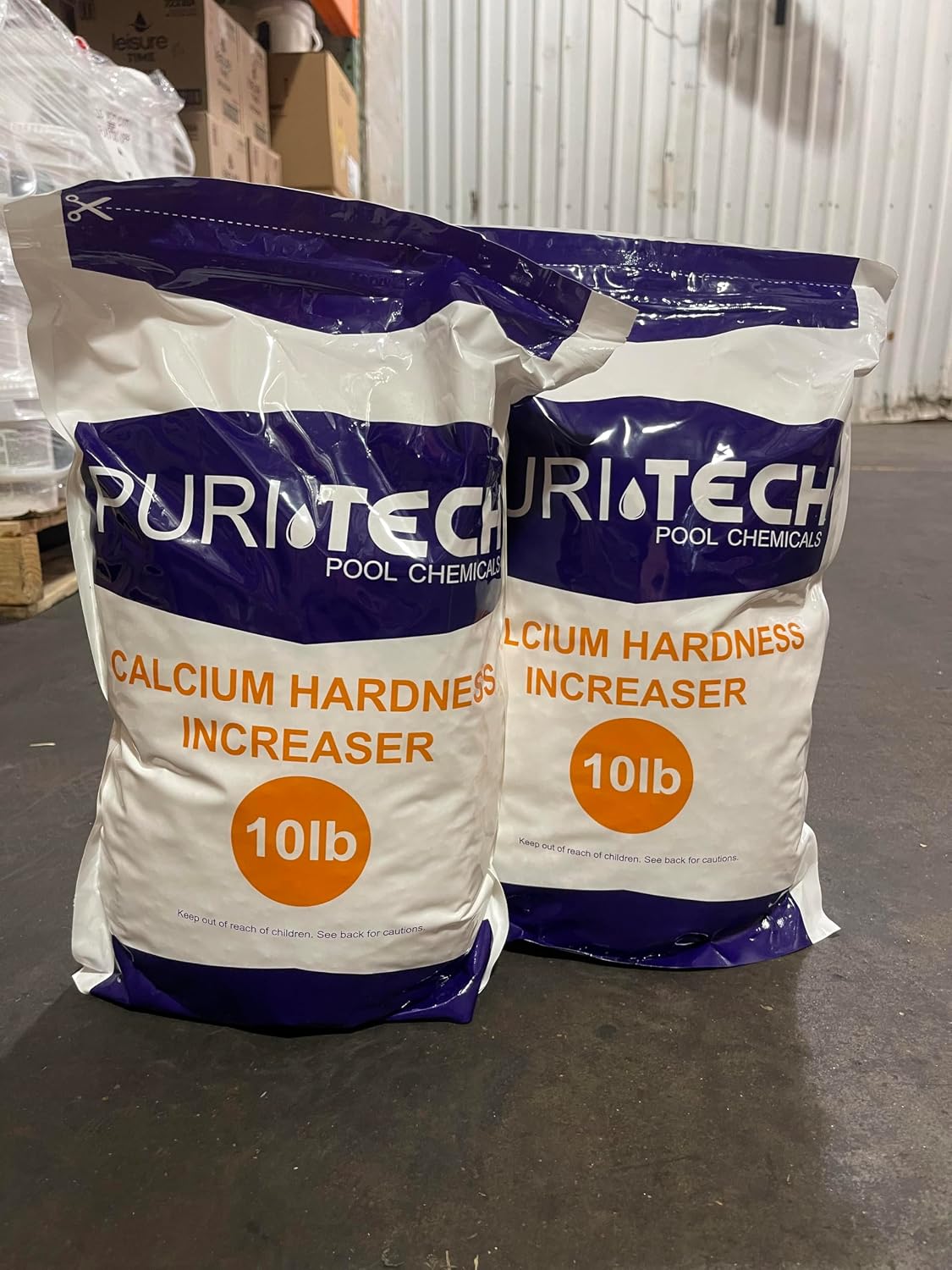 Puri Tech Pool Chemicals Calcium Hardness Increaser Plus – Increases Calcium Hardness Levels & Helps Prevent Corrosion and Staining - 94% Calcium Chloride– 25 lb