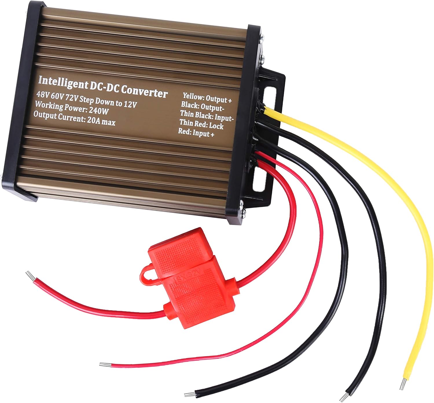 Pro Chaser DC-DC 72V 60V 48V Volt Voltage to 12V Step Down Voltage | Voltage Reducer Regulator 10A 15A 20A 25A 30A 35A for Scooters Bicycles & Golf Carts