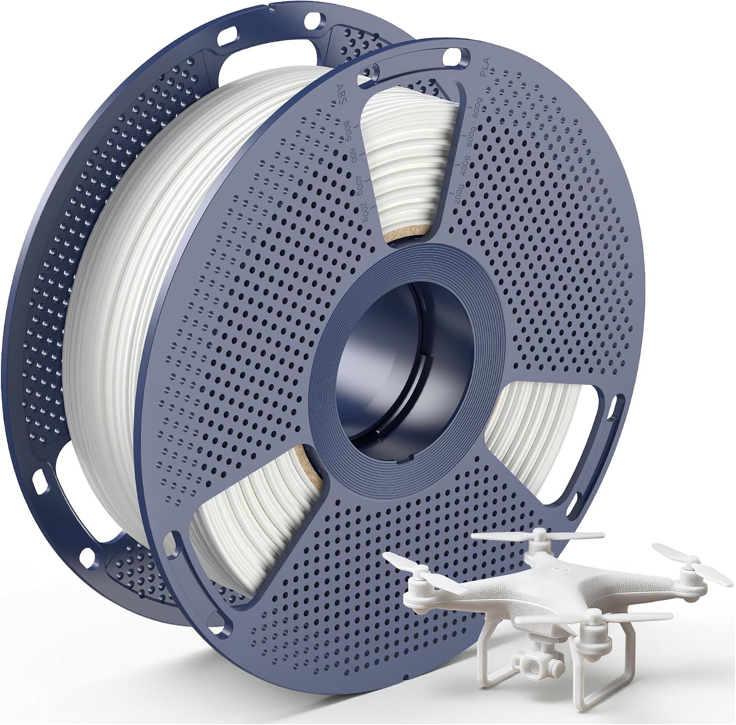 SUNLU PLA Plus Filament 1.75mm White 1KG