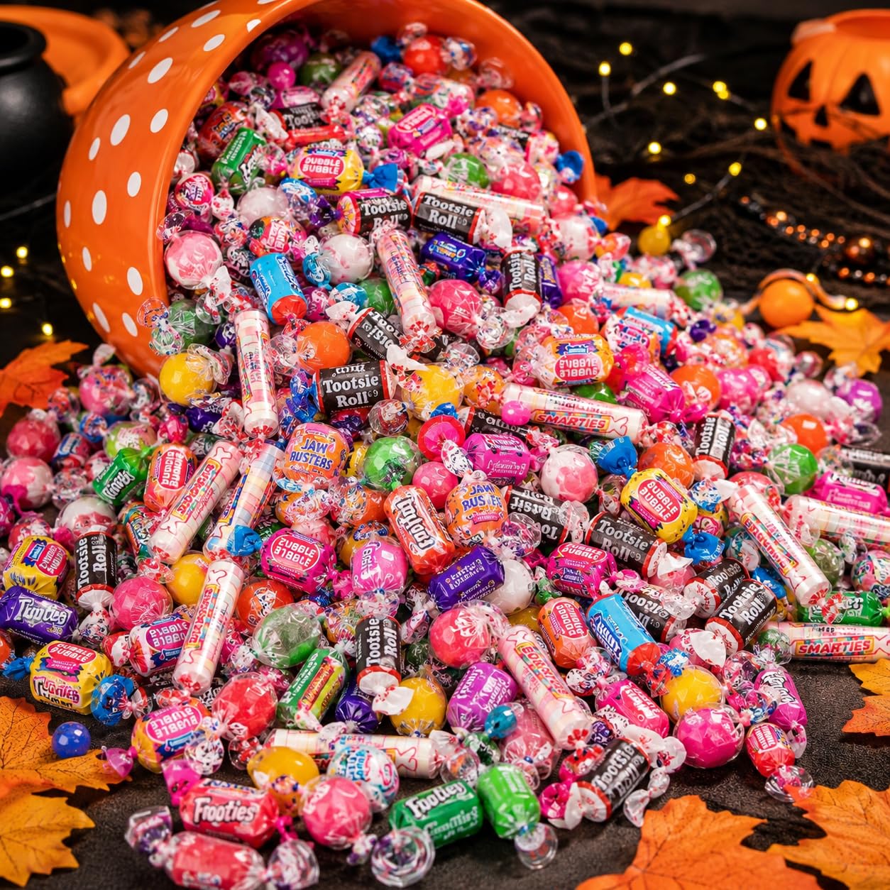 Fun Express Bulk Candy Variety Pack 30 lb, Approx 3000 Pieces | Individually Wrapped Assorted Candy, Halloween Trick Or Treat, Party Favors