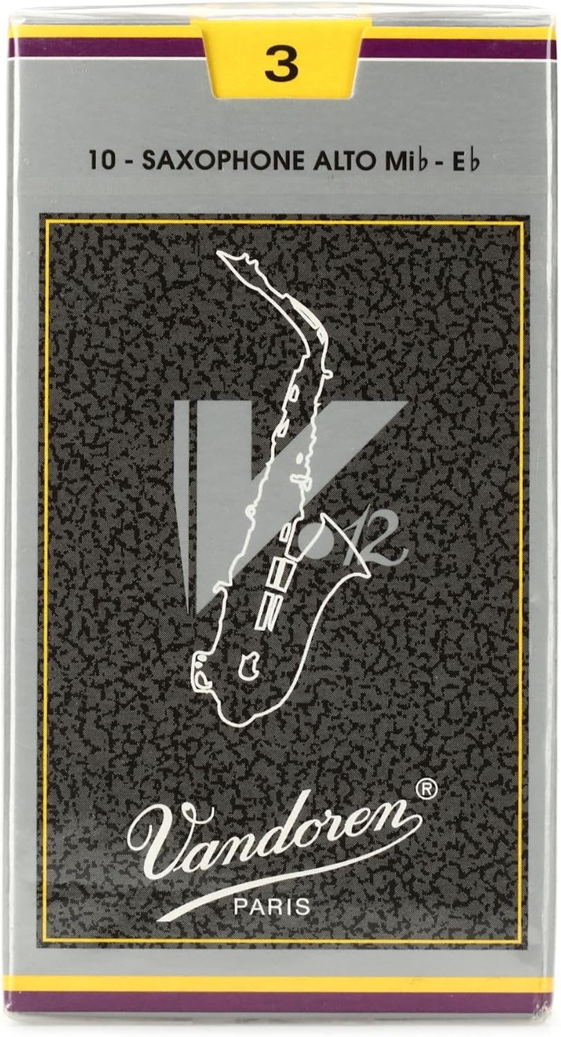 Vandoren SR613 Alto Sax V.12 Reeds Strength 3; Box of 10