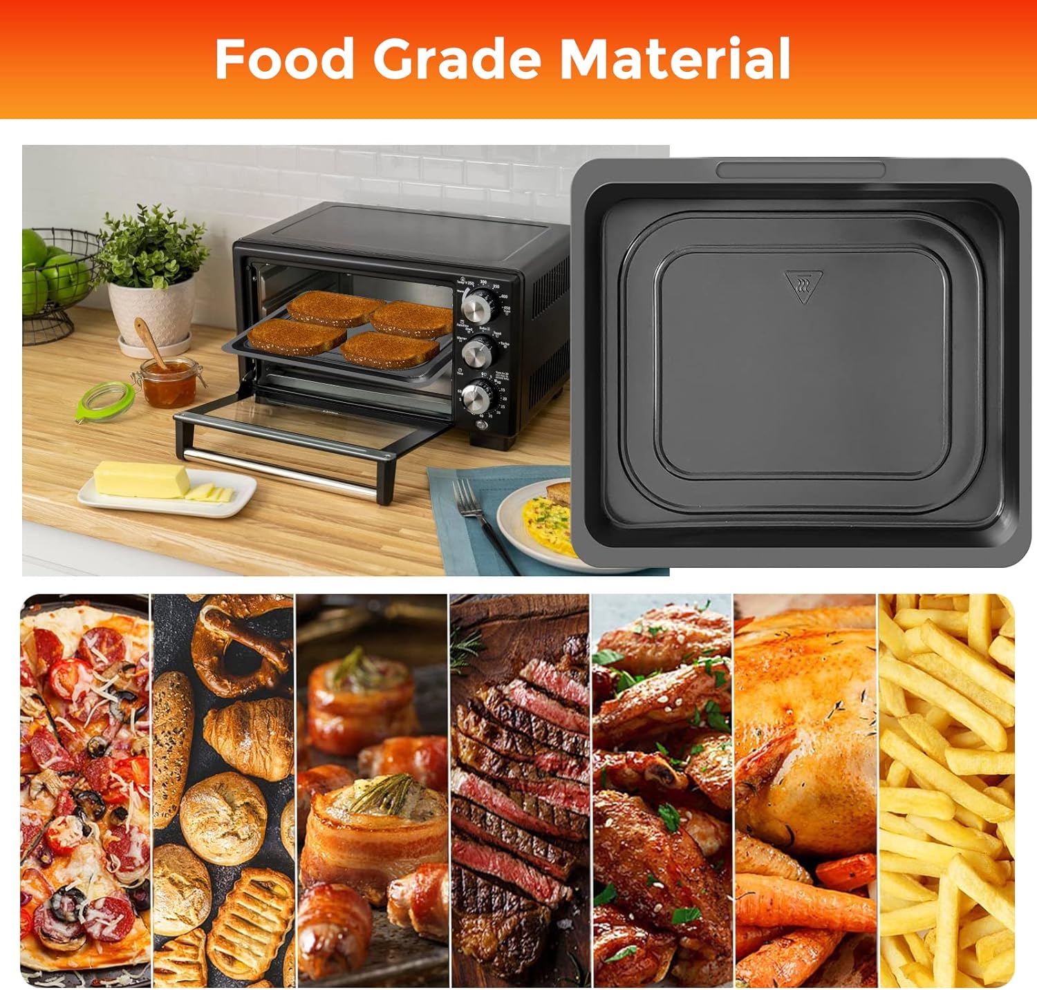 Air Fryer Grill Pan for Instant Vortex Plus10 Quart Chefman 12-Quart 5-in-1 AirFryer Oven