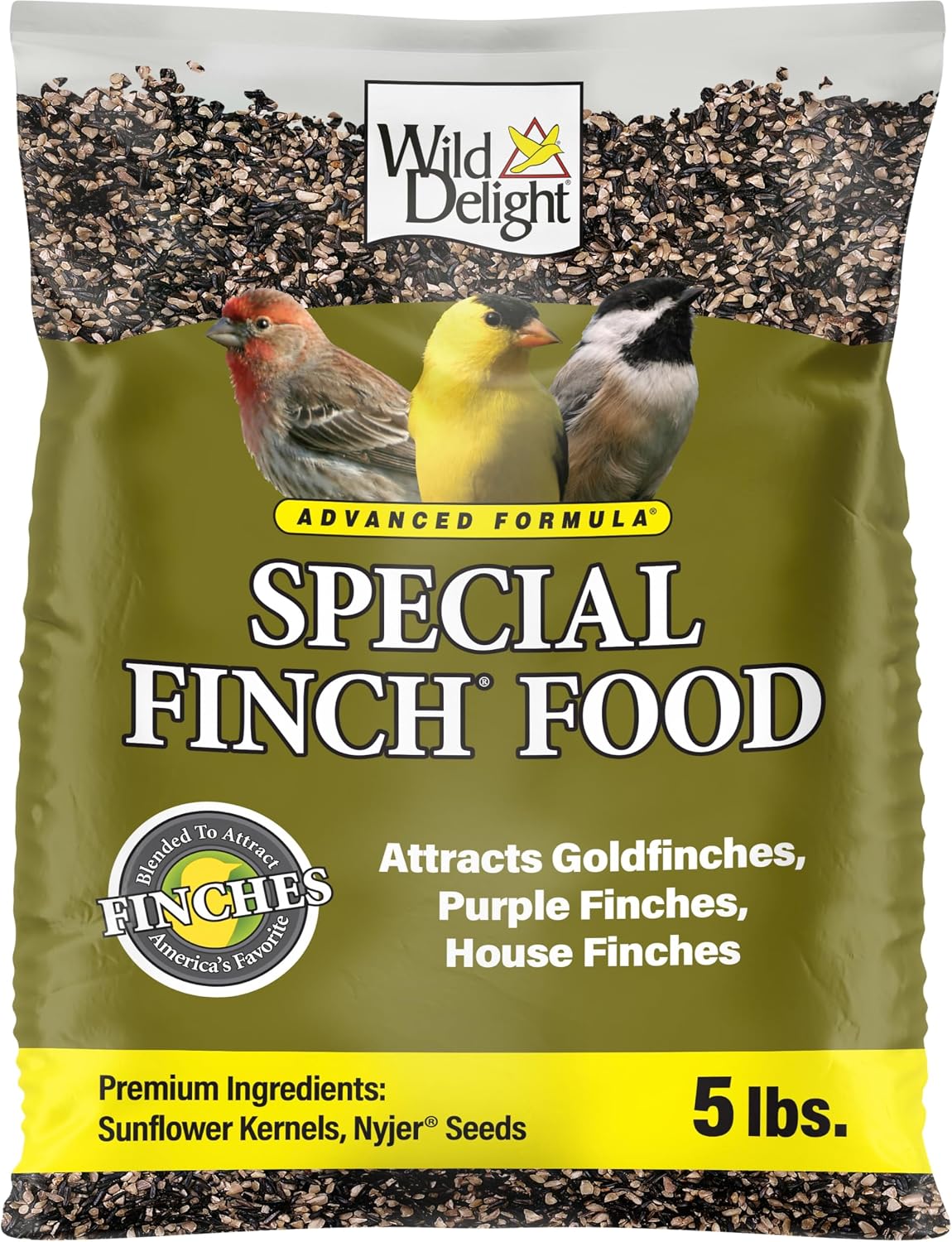 Wild Delight Deck, Porch N' Patio No Waste Bird Food, 5 lb, (374050)