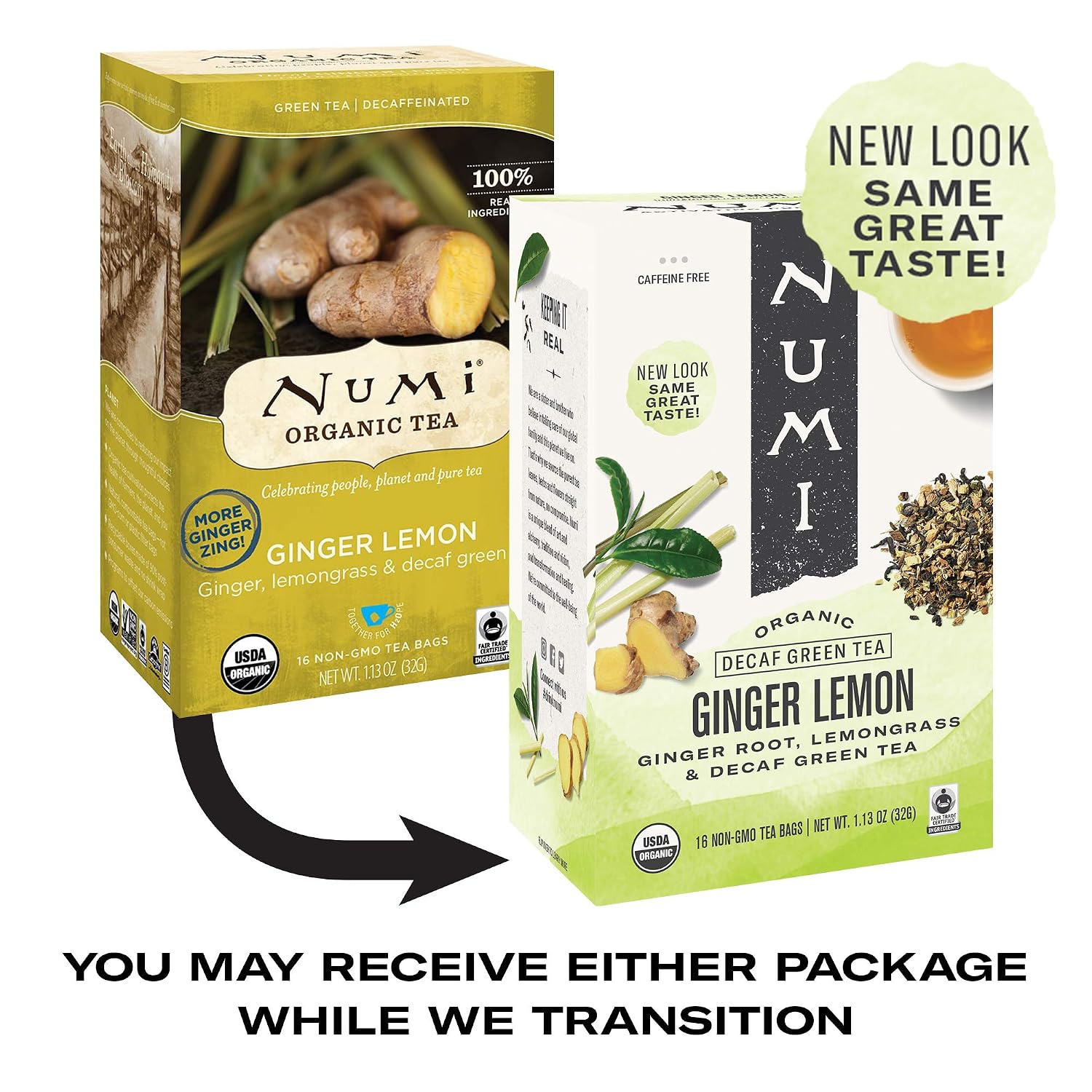 Numi Organic Gunpowder Green Tea – 54 Green Tea Bags – Bold, Smooth Flavor, Packed with Antioxidants, Naturally Energizing, Microplastic-Free Tea Bags