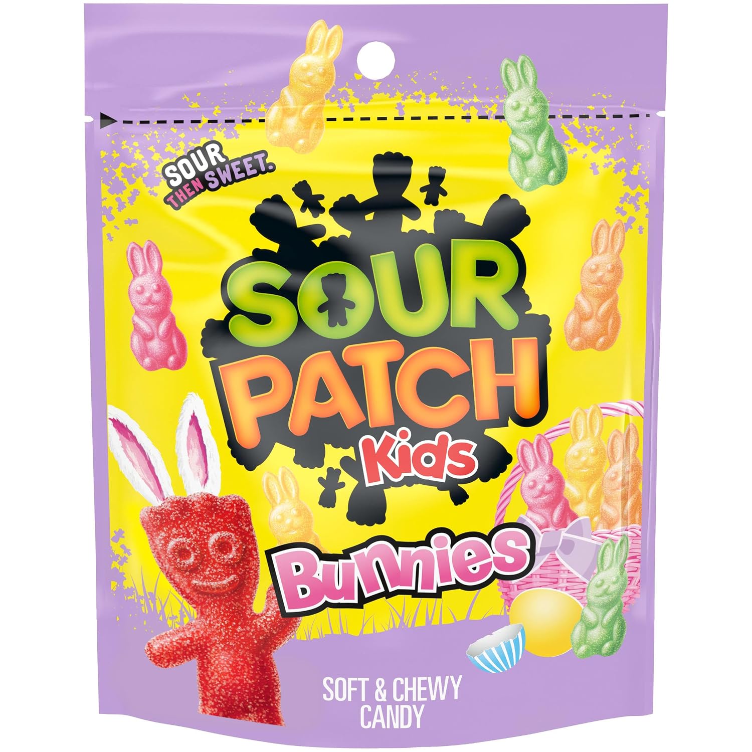 SOUR PATCH KIDS & SWEDISH FISH Soft & Chewy Gummy Candy Variety Pack, 15 ct