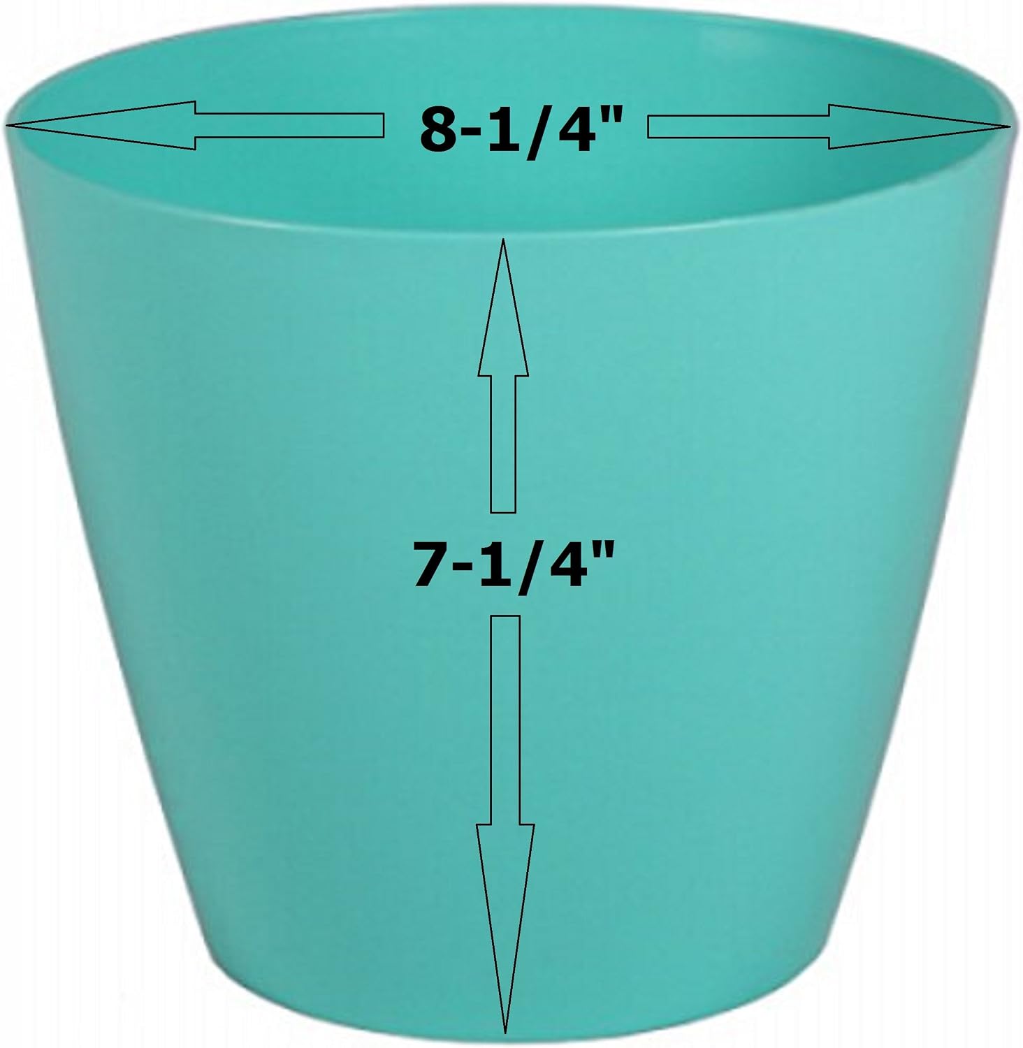 Home & Garden PIM01280 Charlevoix Durares Planter, 10" - Tango