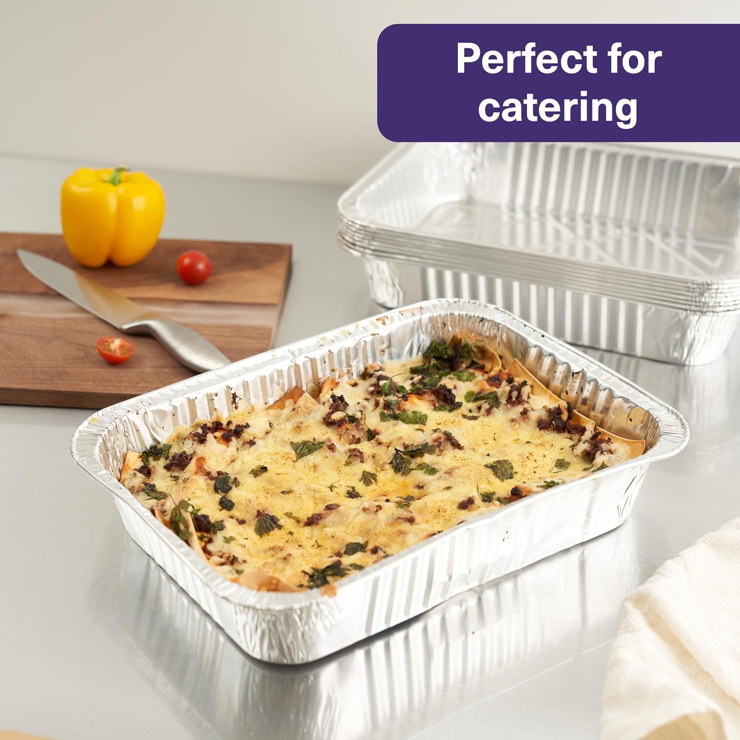 MATANA 40 Pack 9 Inch Round Aluminum Foil Pie Pans with Lids, Pie Tins Disposable for Cinnamon Rolls, Baking Tarts & Cakes, Pie Pan For Cooking