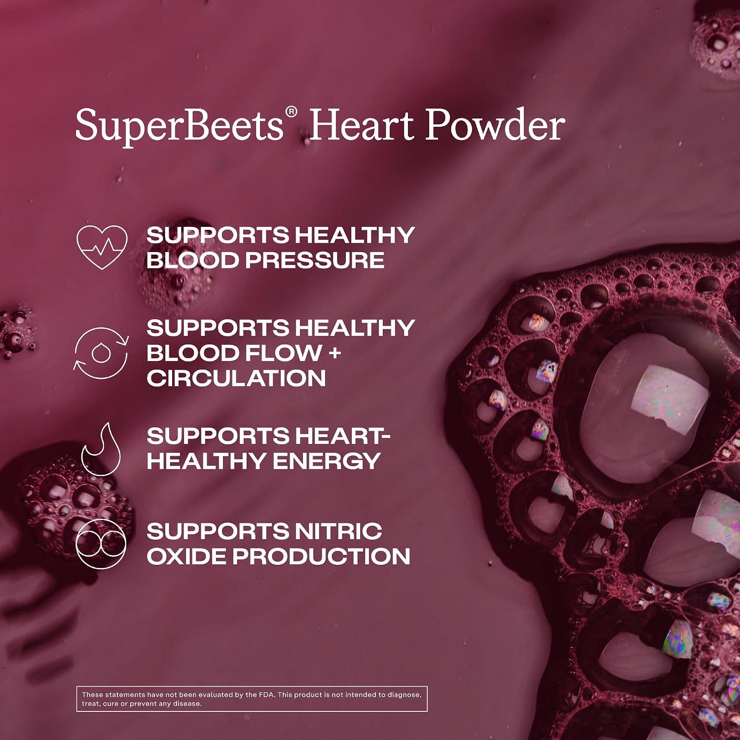 HumanN SuperBeets Beet Root Powder - Non-GMO Beetroot Superfood - Nitric Oxide Supplement for Heart Health, Circulation & Blood Pressure Support - Black Cherry, 30 Servings