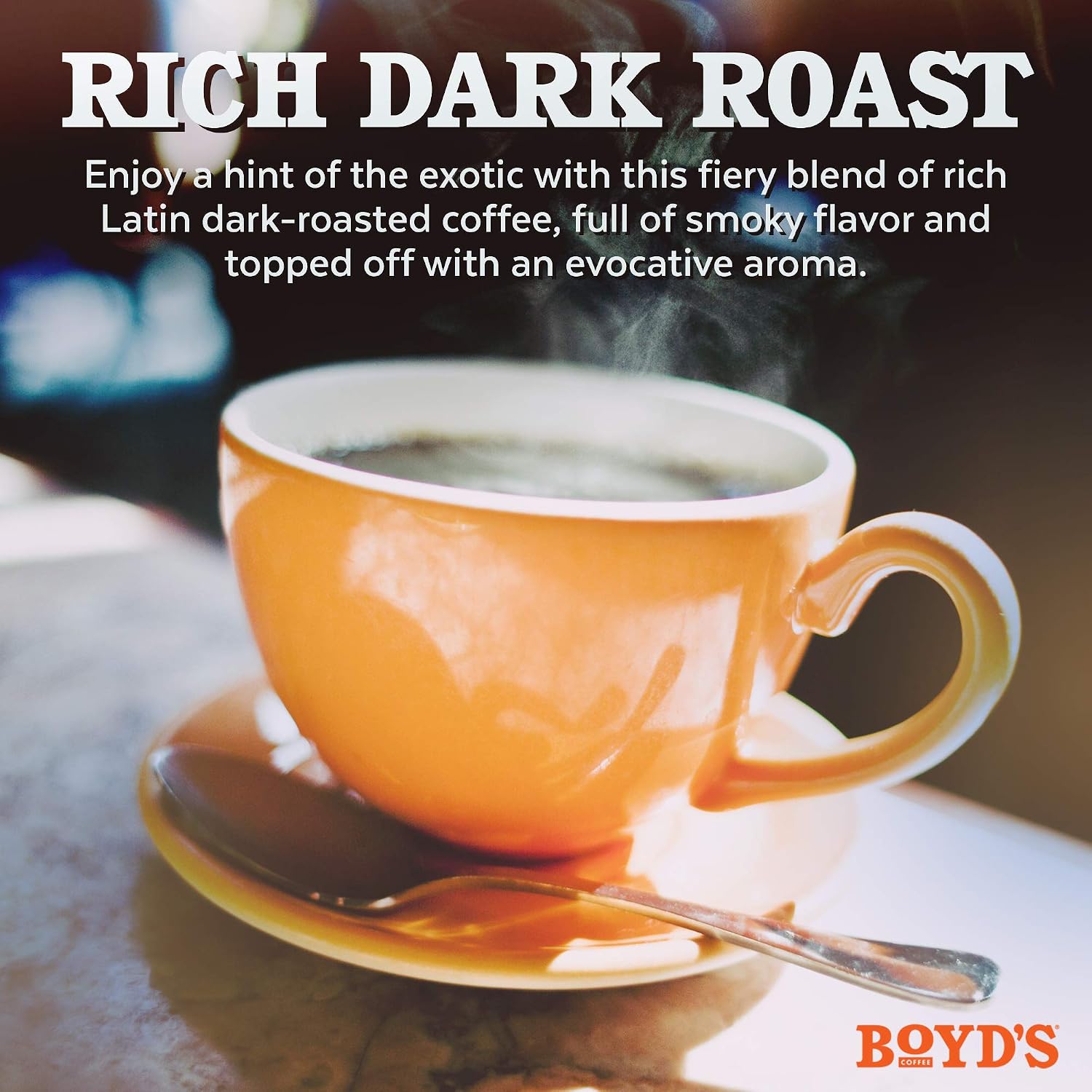 Boyd's Coffee Red Wagon Single Serve, 12 Count | BPI certified, Rainforest Alliance beans, smoky flavor, smooth finish, roasted in Portland, Oregon