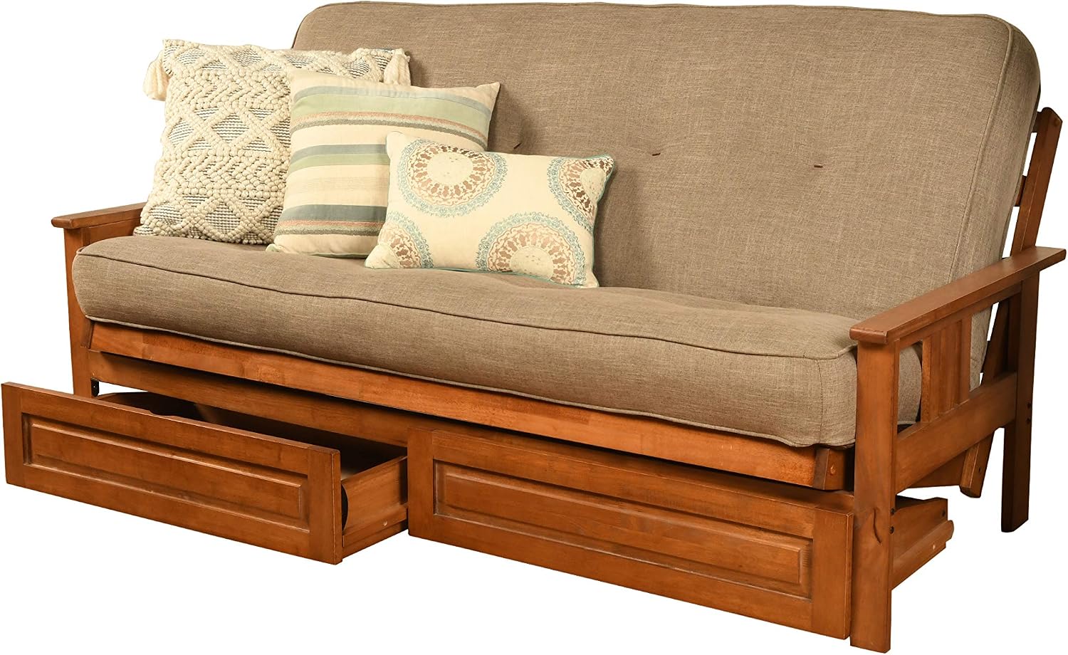 Kodiak Futons Monterey Futon Frame, No Drawers, Barbados