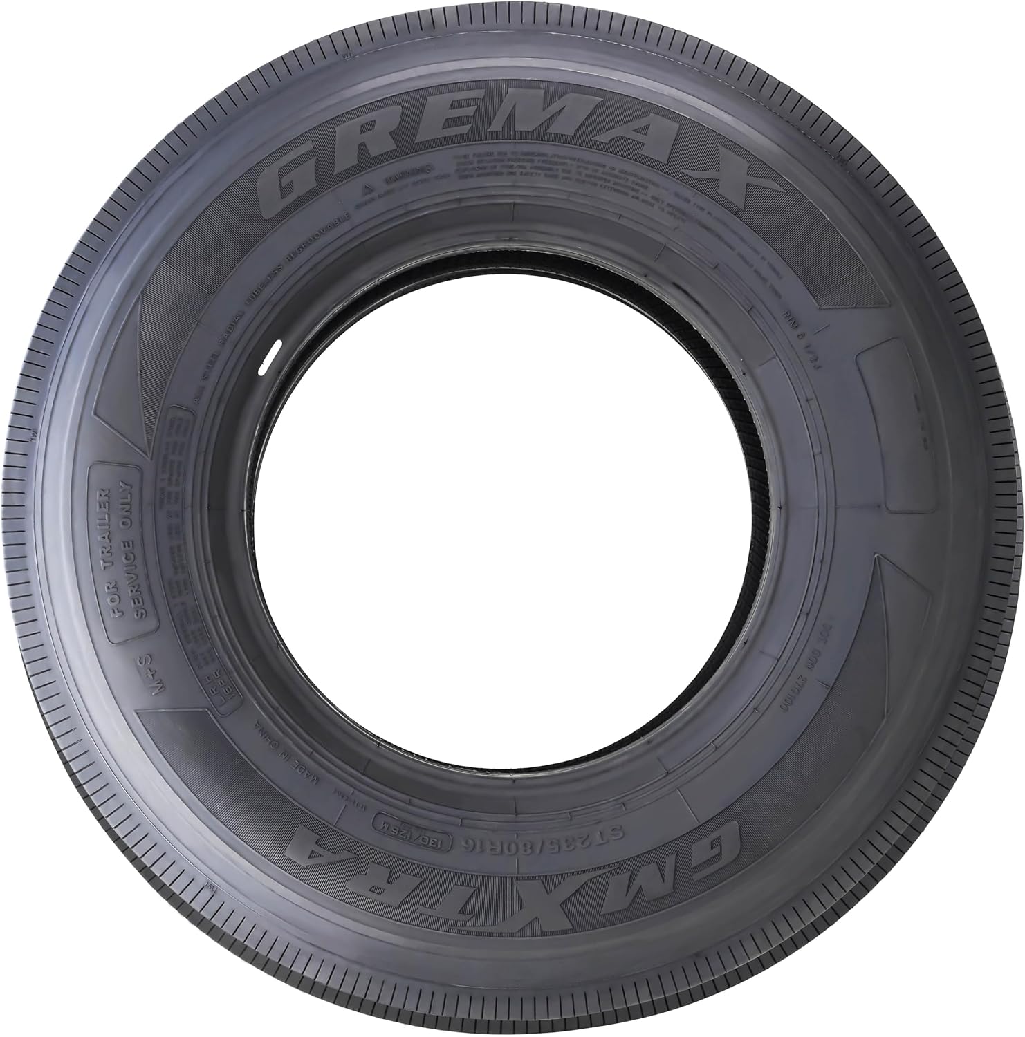 Set 4 Heavy Duty All Steel Trailer Tires 225/75R15 14 Ply 124/121M 11150