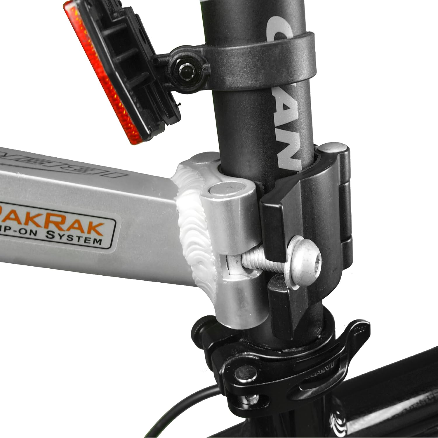 Ibera Seatpost-Mounted Rear Bike Rack - Quick-Release Bike Cargo Rack for 26"/700c Frames - 22 lbs Capacity & Adjustable Length - Weather Resistant