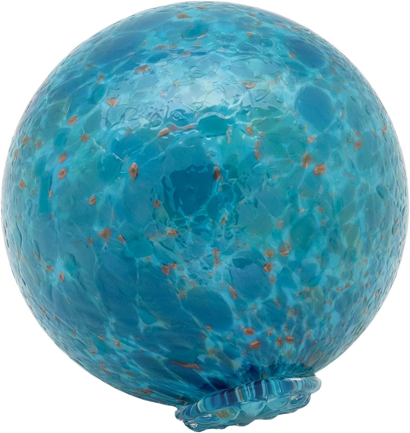 Totally Blown Glassworks Pond Float. Handmade Blown Glass, Garden Gazing Ball, Table Centerpiece