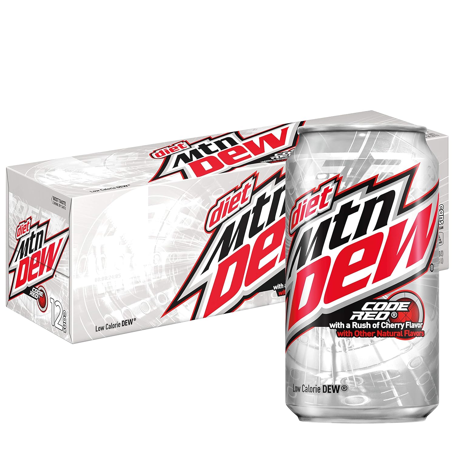Pepsico Caffeine Free Mountain Dew, Diet, 10 lbs