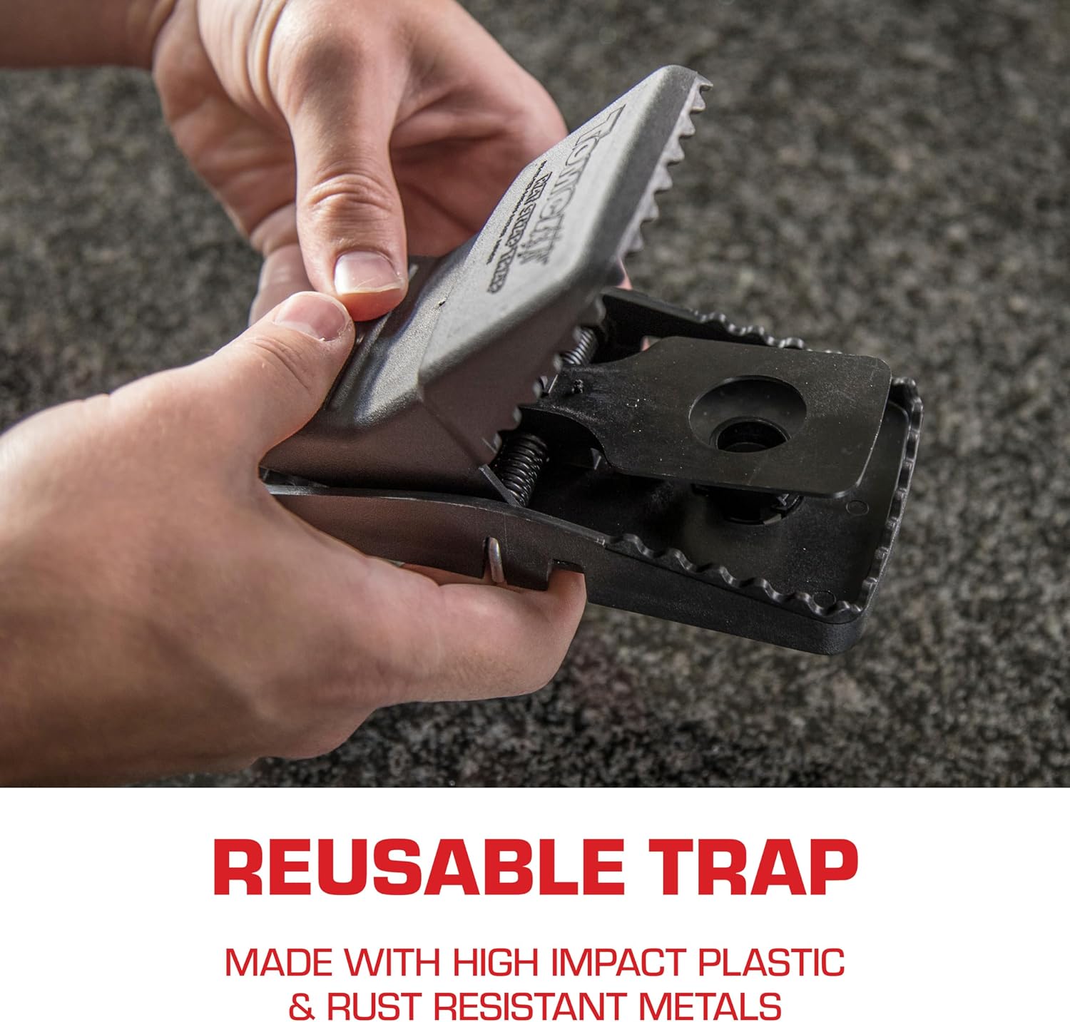 Tomcat Tunnel Trapping System | Rat & Mice Traps - 1 Tunnel Station and 2 Reusable Snap Traps