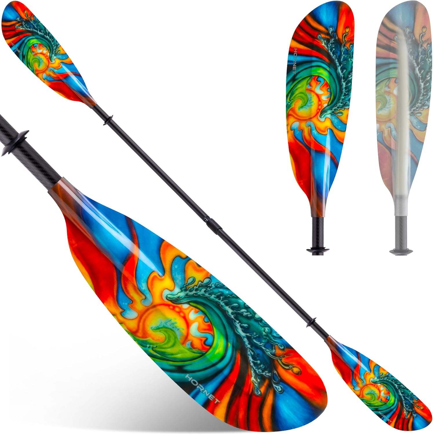 Hornet Watersports Fiberglass Kayak Paddle for Adults- Ideal for Touring