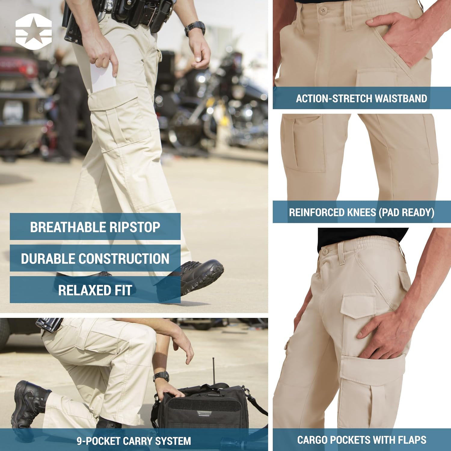 Propper Men's Tactical Uniform Pant | Ripstop Fabric Tactical Pants, Uniform Pants for Law Enforcement