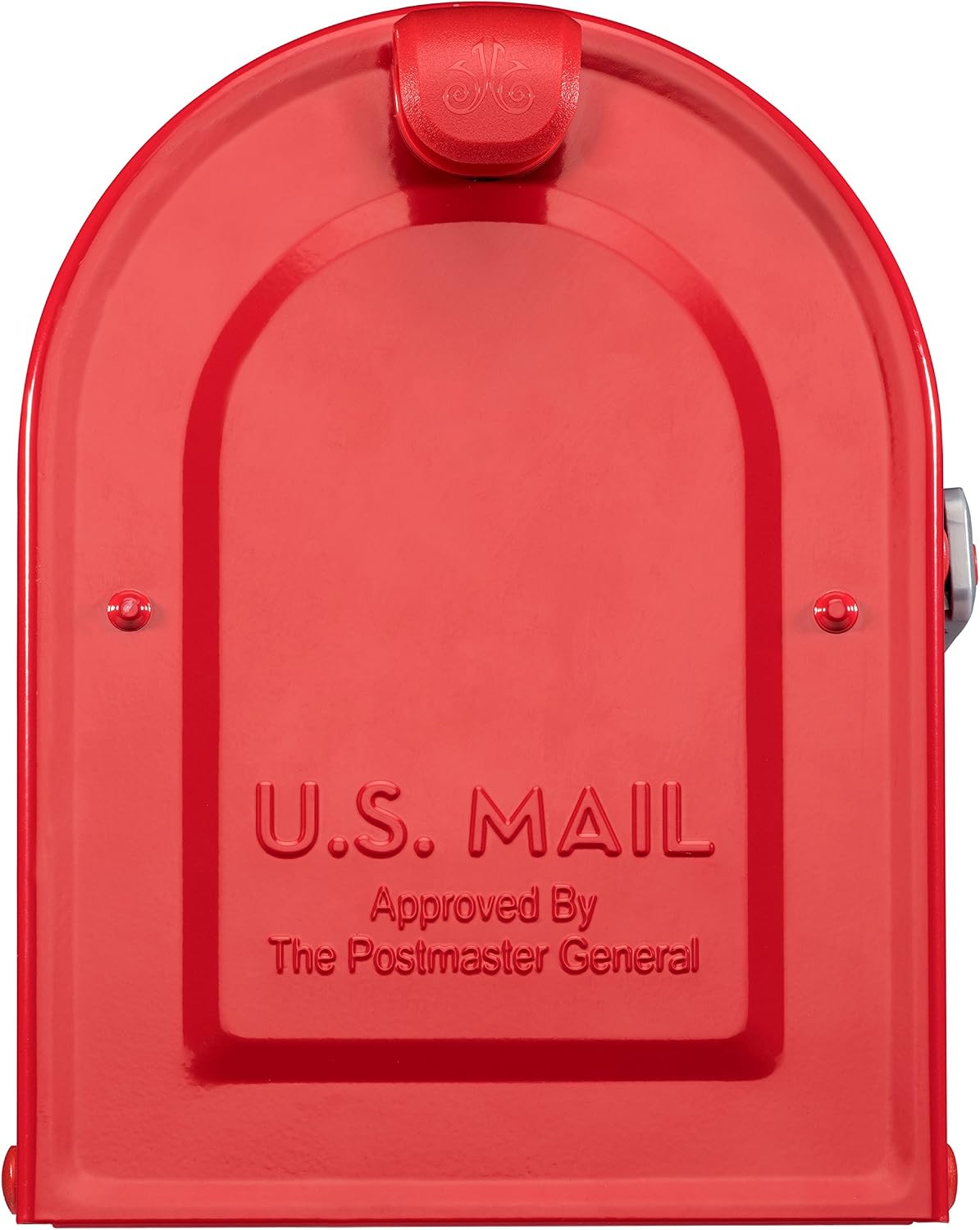 ARCHITECTURAL MAILBOXES 7600P-10 MB1 Mailbox, Medium, Pewter | Galvanized steel build for outside with rust-resistant powder-coat finish and a magnetic door closure. USPS approved.