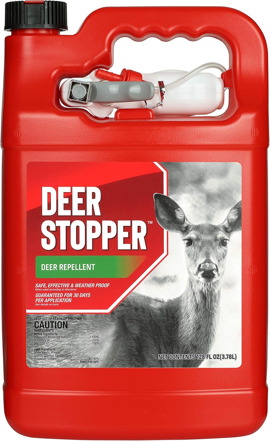 Deer Stopper Garden Animal Repellent - Safe & Effective, All Natural Food Grade Ingredients, Repels Deer Elk, and Moose, Ready to Use