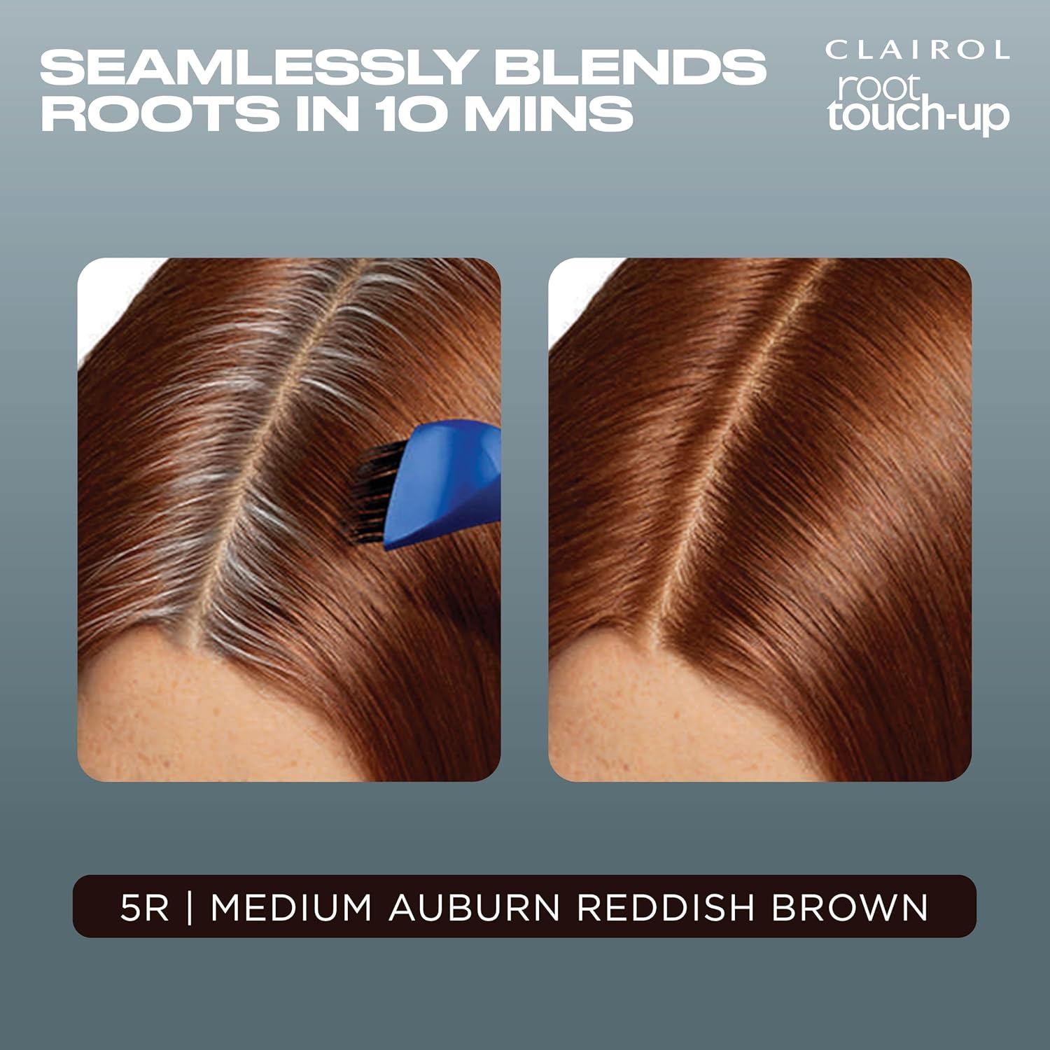 Clairol Root Touch Up Permanent Hair Dye, 6 Light Brown, Pack of 2