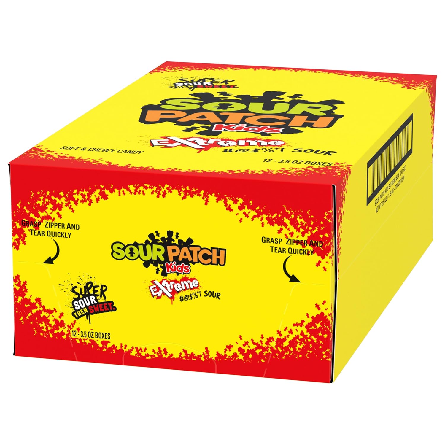 SOUR PATCH KIDS & SWEDISH FISH Soft & Chewy Gummy Candy Variety Pack, 15 ct