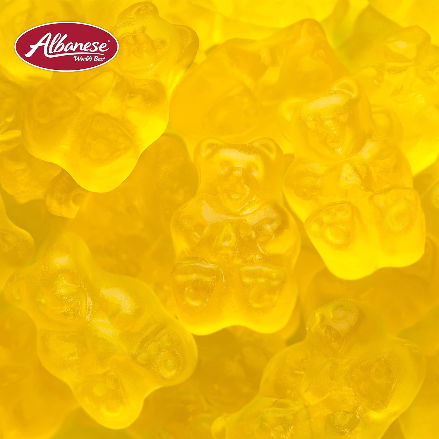 Albanese World's Best 12 Flavor Gummi Bears | 5lbs of Fruit Bulk Candy | Soft and Chewy Gummies, Gluten Free, Fat Free | Cherry, Blue Raspberry, Mango and More | Great Snack for Travel and Kids