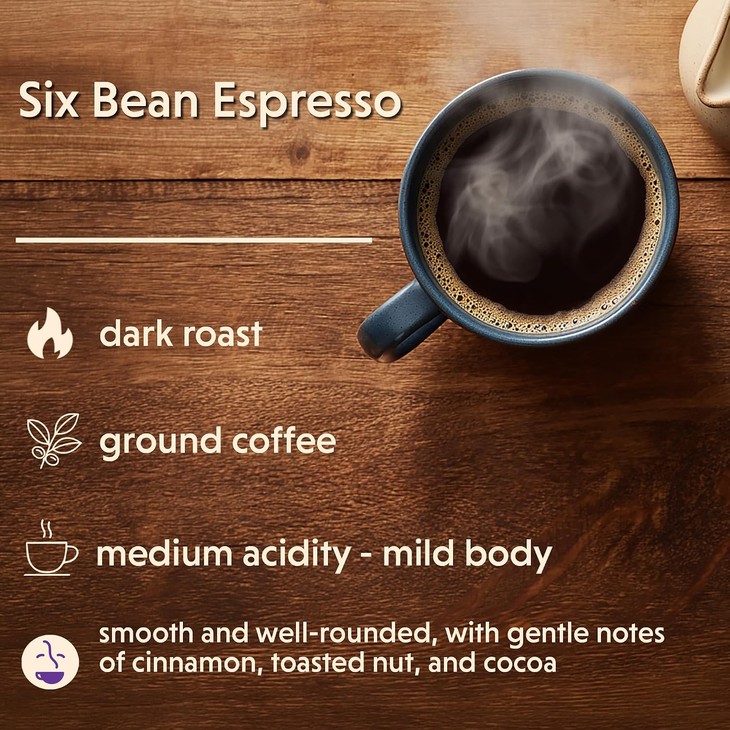 Coffee Bean Direct French Roast, Whole Bean, 5lb Bag | Dark Roast, Bold Blend