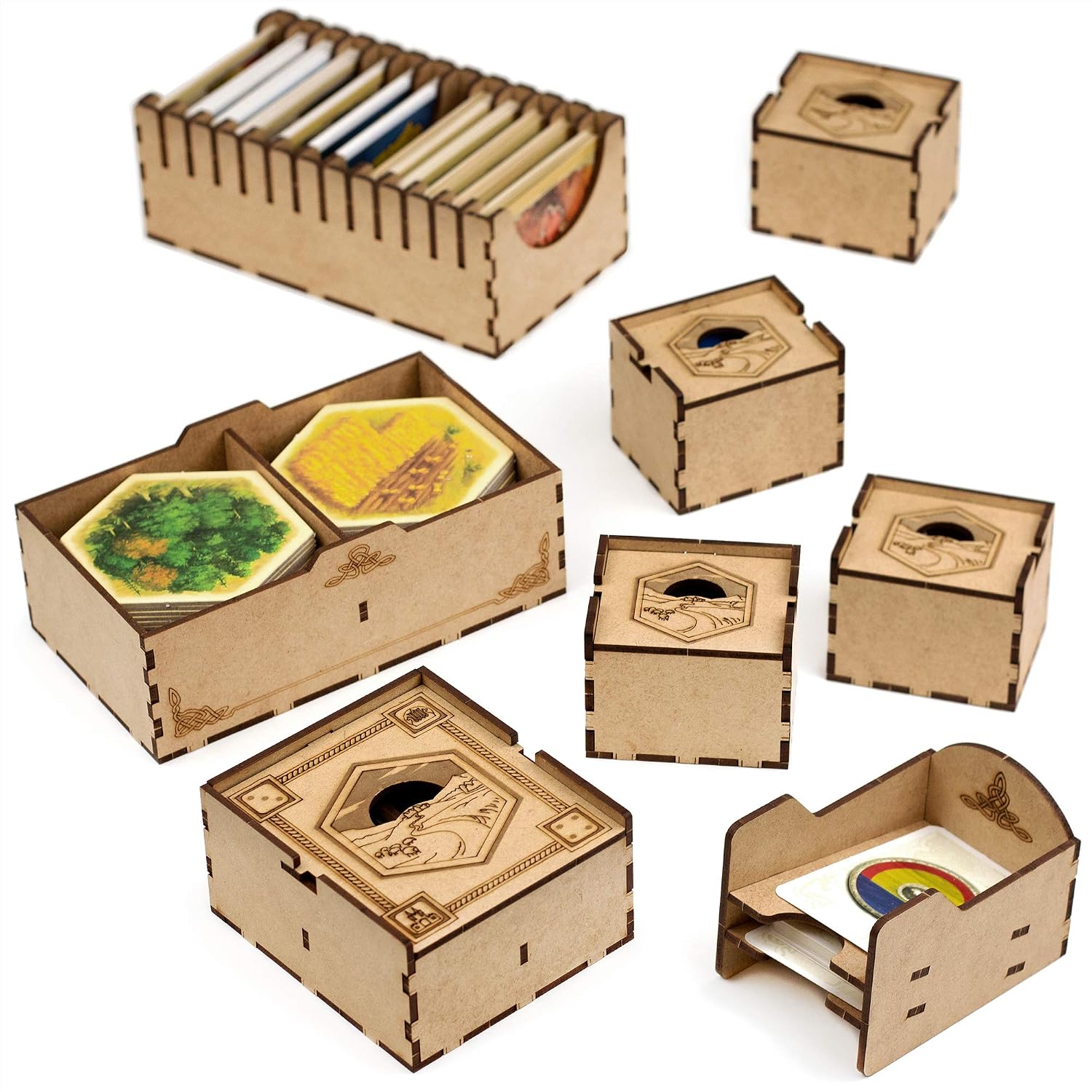 TowerRex Organizer for Catan, Board Game Storage