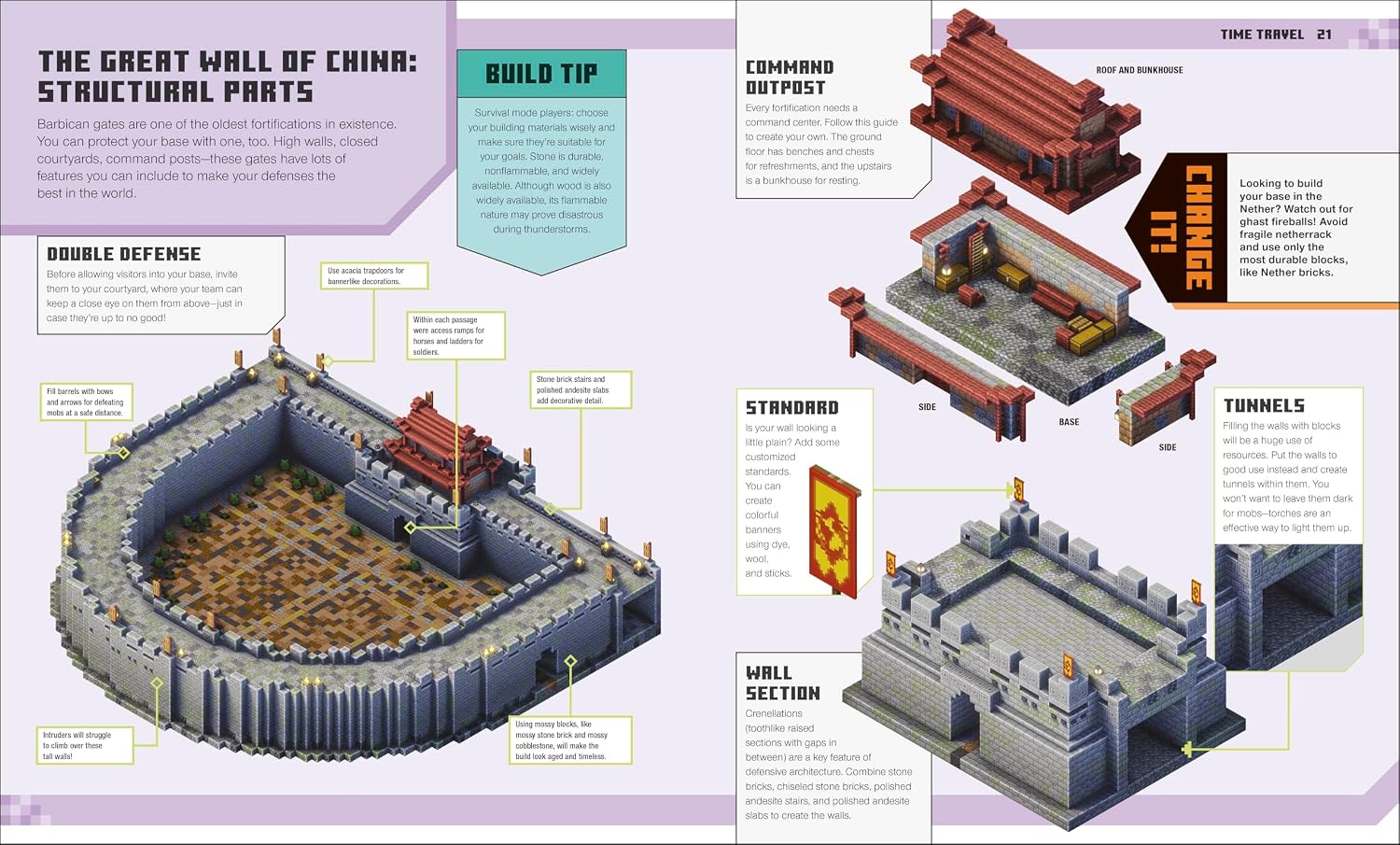 The Minecraft Ideas Book: Create the Real World in Minecraft with 70+ Awesome Builds