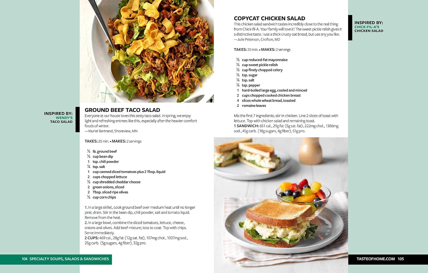 Taste of Home Copycat Restaurant Favorites: Restaurant Faves Made Easy at Home (Taste of Home Copycat Favorites)