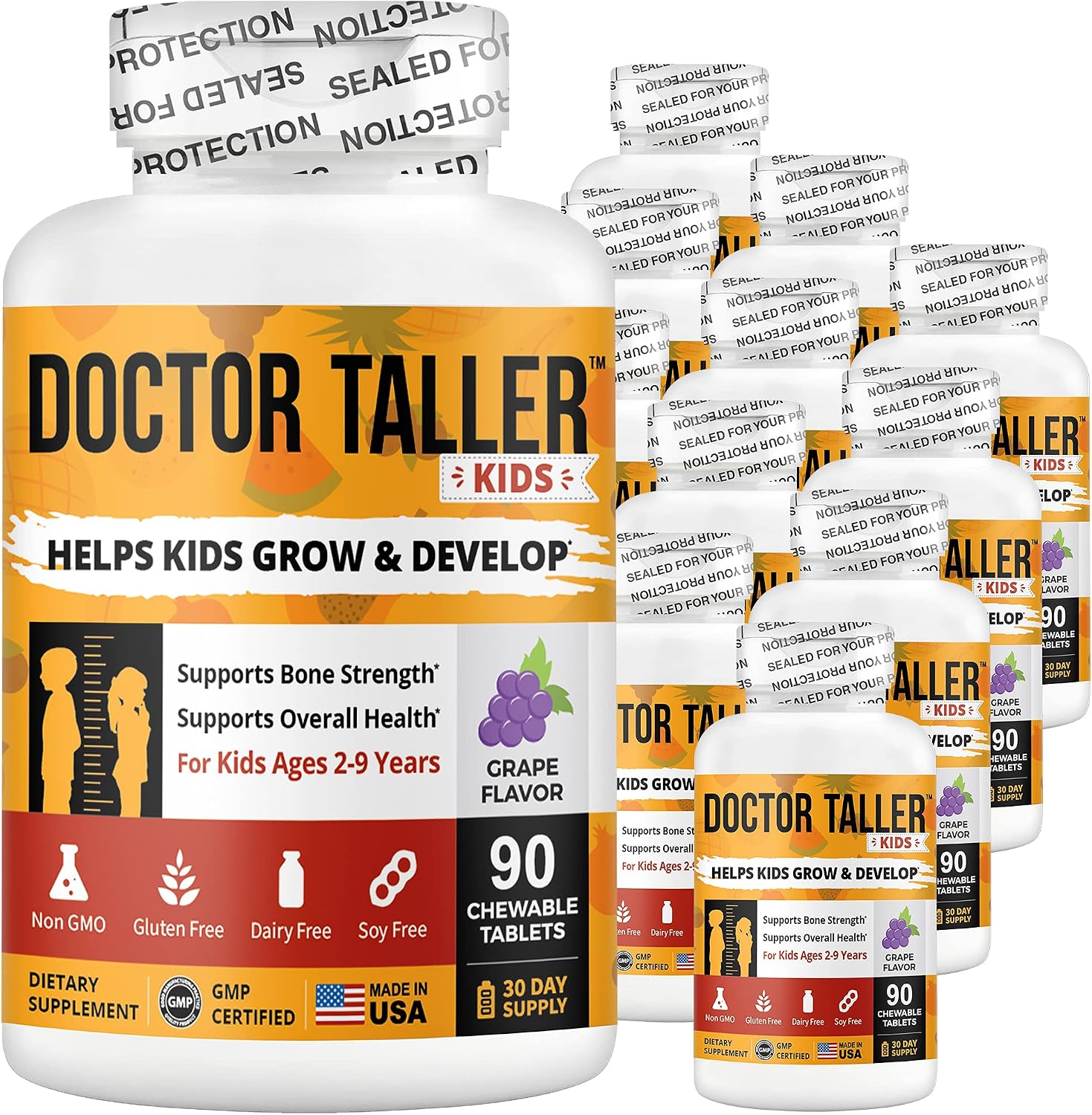 NuBest Doctor Taller Kids - Support Bone Strength with Multivitamins, Multiminerals