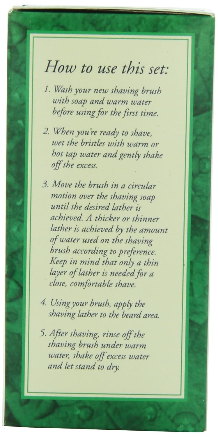Van Der Hagen Premium Shave Set (2.5 oz. Soap, Bowl, Brush)