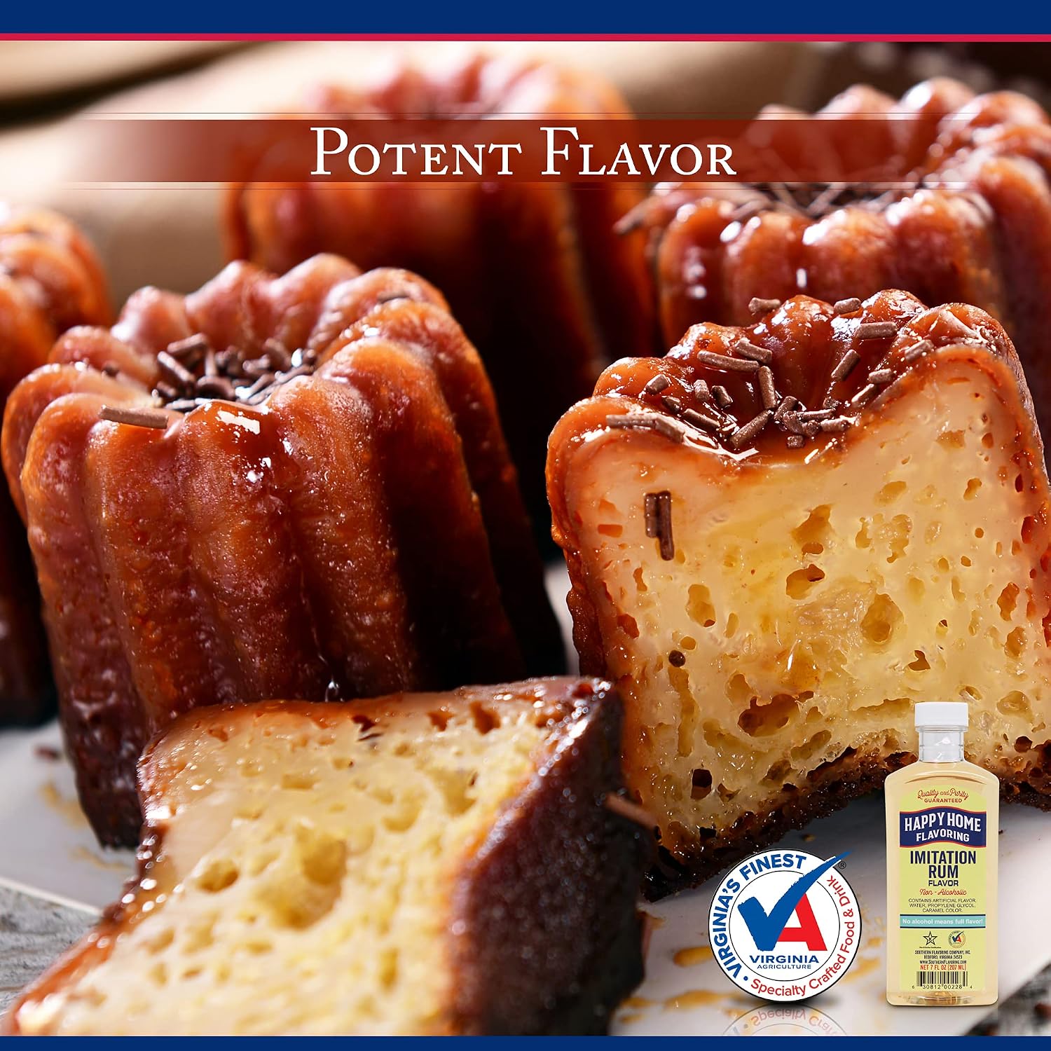 Happy Home Imitation Clear Butter Flavoring, Non-Alcoholic, Certified Kosher, 7 oz.