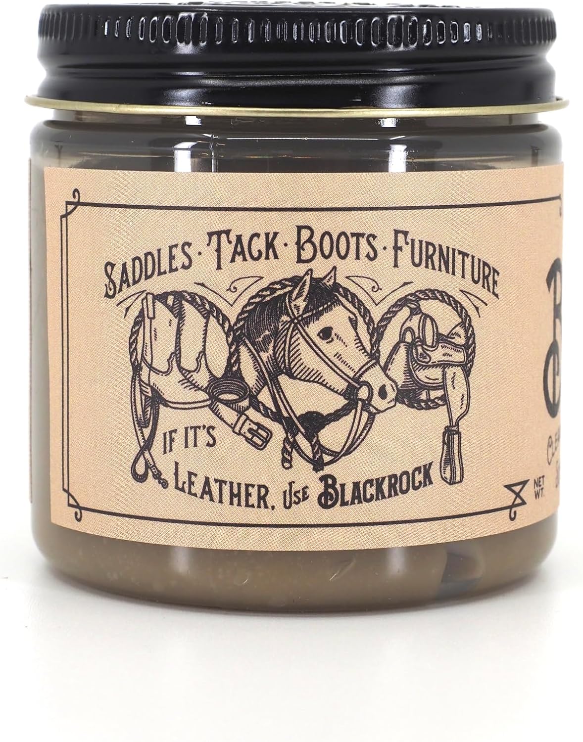 Blackrock LEATHER N RICH - Quality leather cleaner and conditioner, Made in the USA since 1976 - Leather care for boots, saddles, car interiors