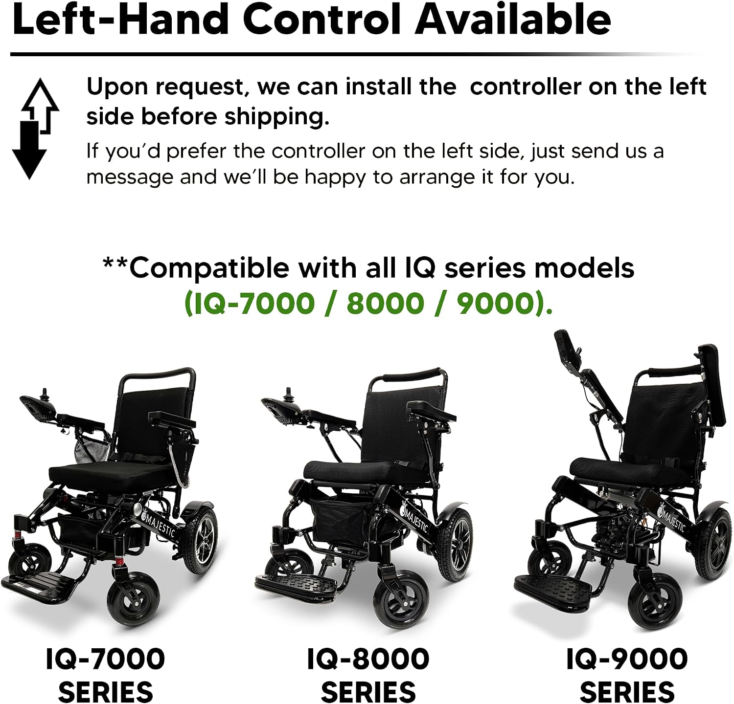 Electric Wheelchairs for Adults, 350 lbs Capacity, Up to 13 Miles Range, Lightweight Wheelchair for Seniors, Remote Controlled Wheel Chair