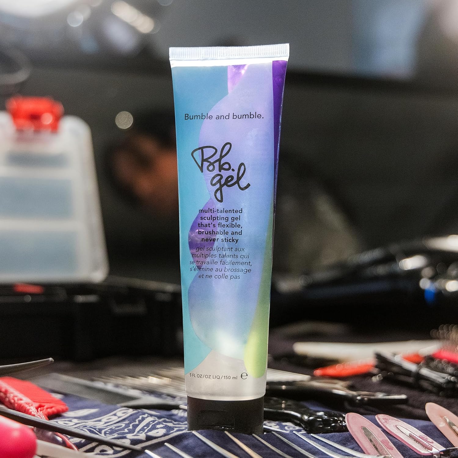 Bumble and bumble. Hair Gel Sculpting Medium | Flexible + Brushable | Adds Shine | Flake Free Finish | For All Curly, Wavy, Straight Hair Types