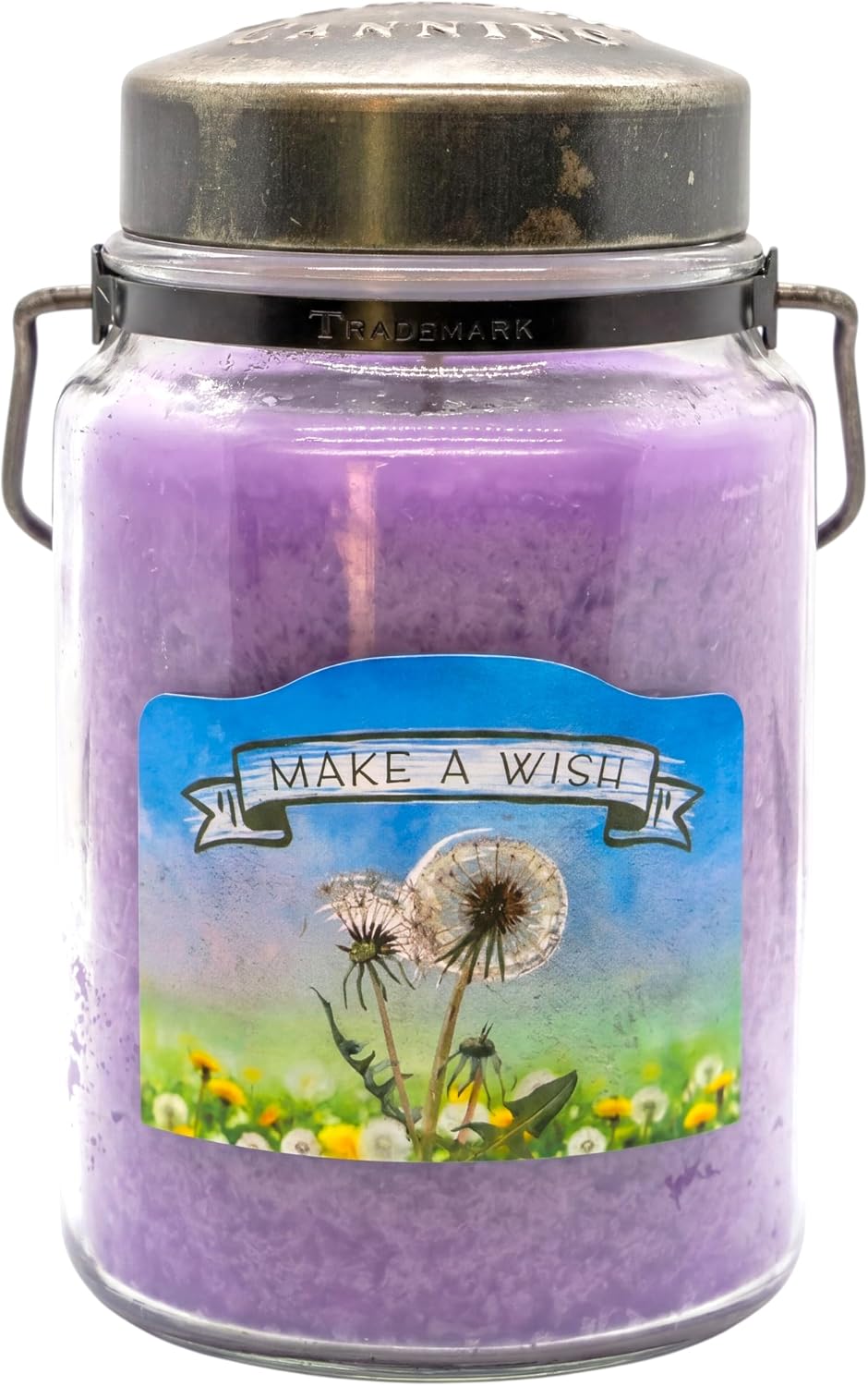McCall’s Candles | Hot Buttered Rum | 26 oz Scented Candle | USA-Poured | Vintage Rustic Jar with Carrying Handle | Warm Buttery Spiced Rum Fragrance