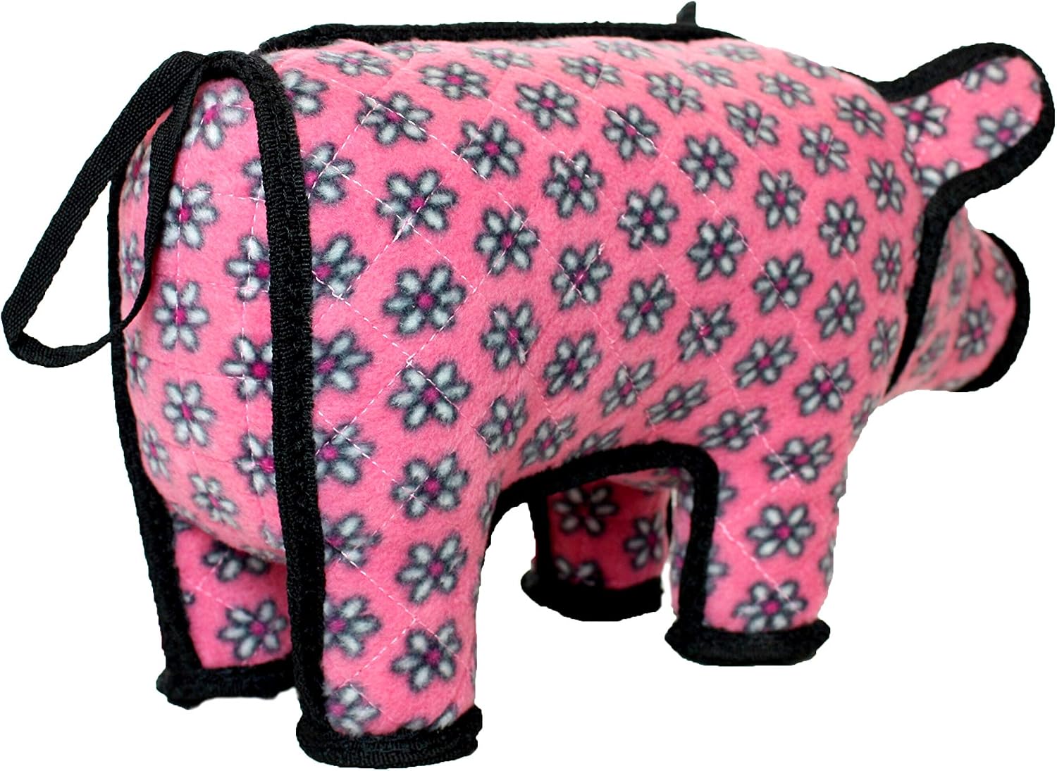 TUFFY® : Cow Dog Toy: Ultra Durable Plush Toy with Multiple Layers & Reinforced Seams, Washable and Floats, Original Construction