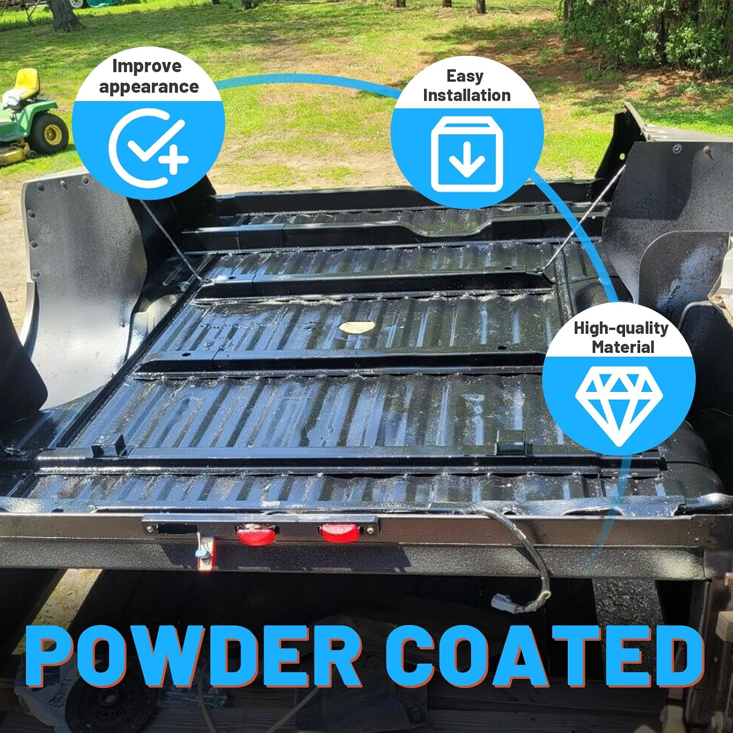 ECOTRIC Short Bed Crossmember Kit Compatible with 99-18 F-250 F-350 F-450