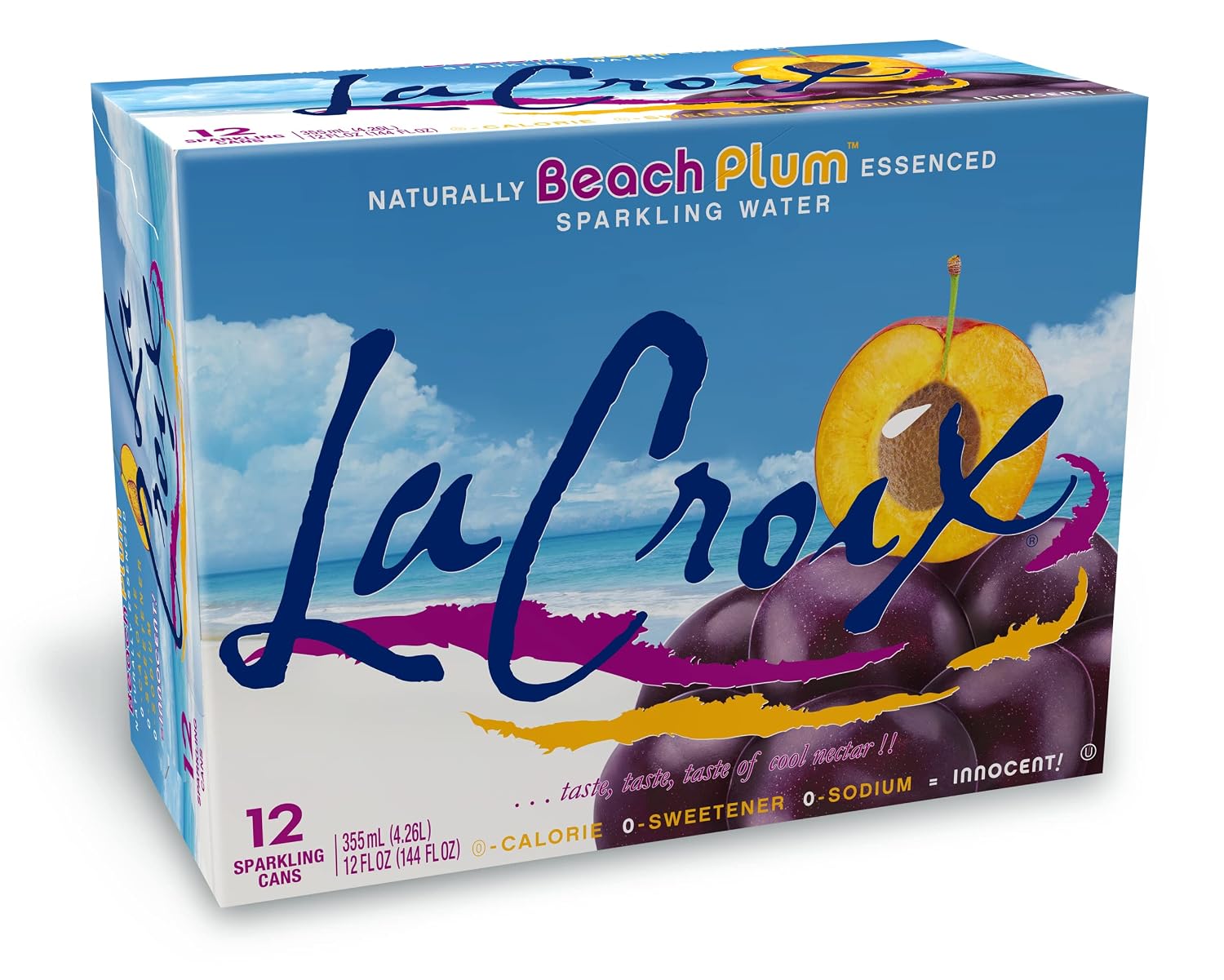 LaCroix Sparkling Water | Pineapple Coconut Flavor | 12-Pack | Naturally Essenced, Zero Calorie, Sodium Free | 12 Fl Oz Cans