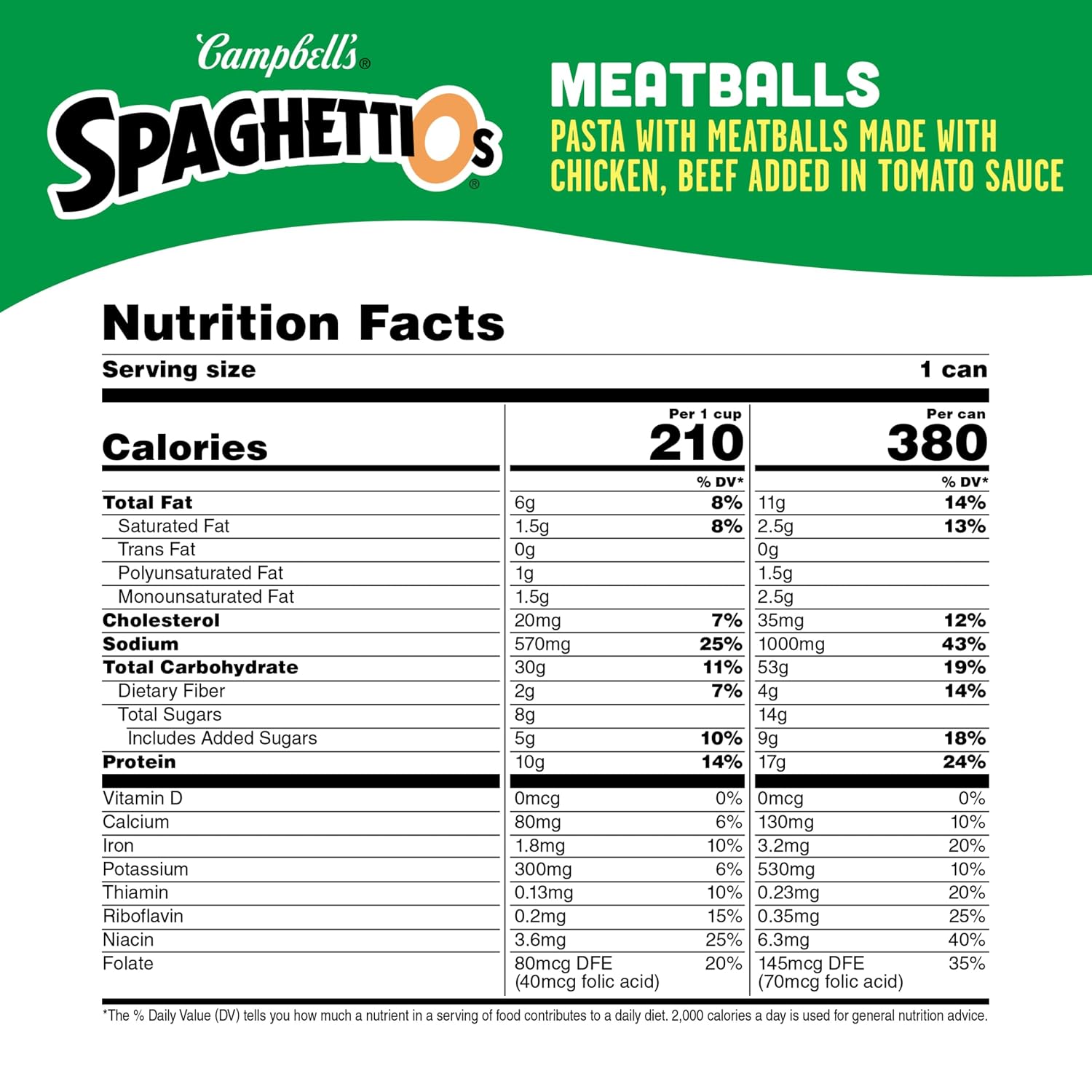SpaghettiOs Original Canned Pasta, 15.8 oz Can (Pack of 4)