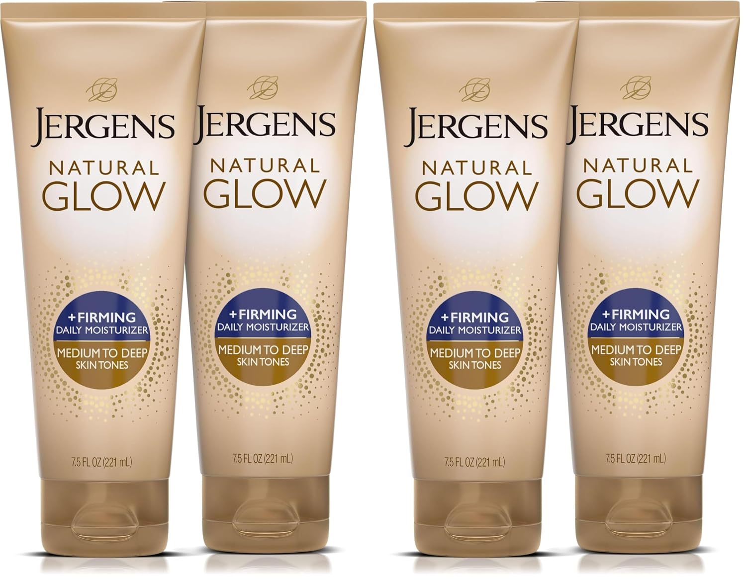 Jergens Natural Glow +Firming Self Tanner Body Lotion, Fair to Medium Skin Tone, Sunless Tanning Moisturizer with Collagen and Elastin. Helps to Visibly Reduce Cellulite, 7.5 Fl Oz | Sunless Tanning Moisturizer, Collagen and Elastin Formula, Reduces Cell…