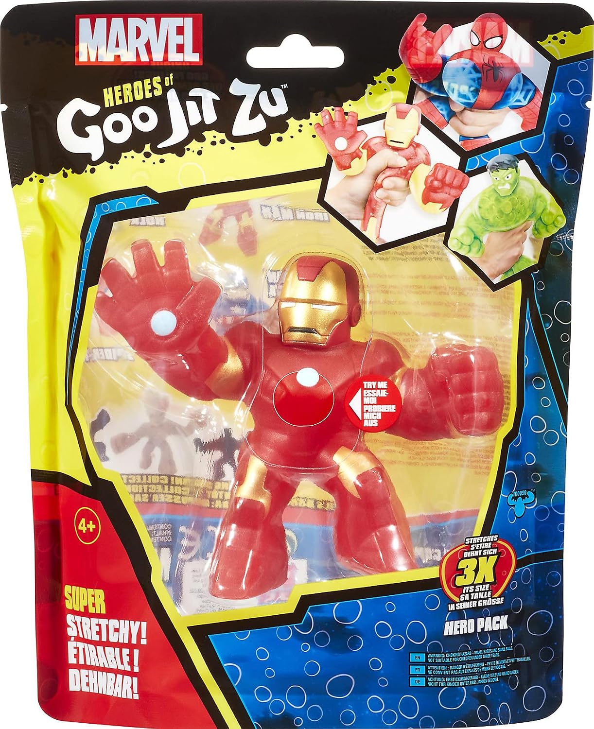 Heroes of Goo Jit Zu Licensed Marvel Hero Pack - Spider-Man, Multicolor (41054)