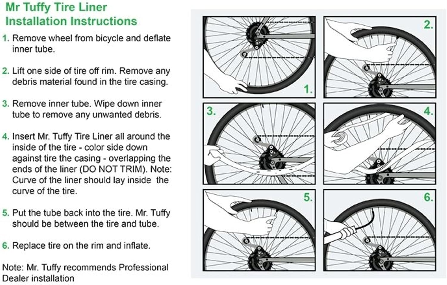 Mr. Tuffy Bicycle Tire Liner