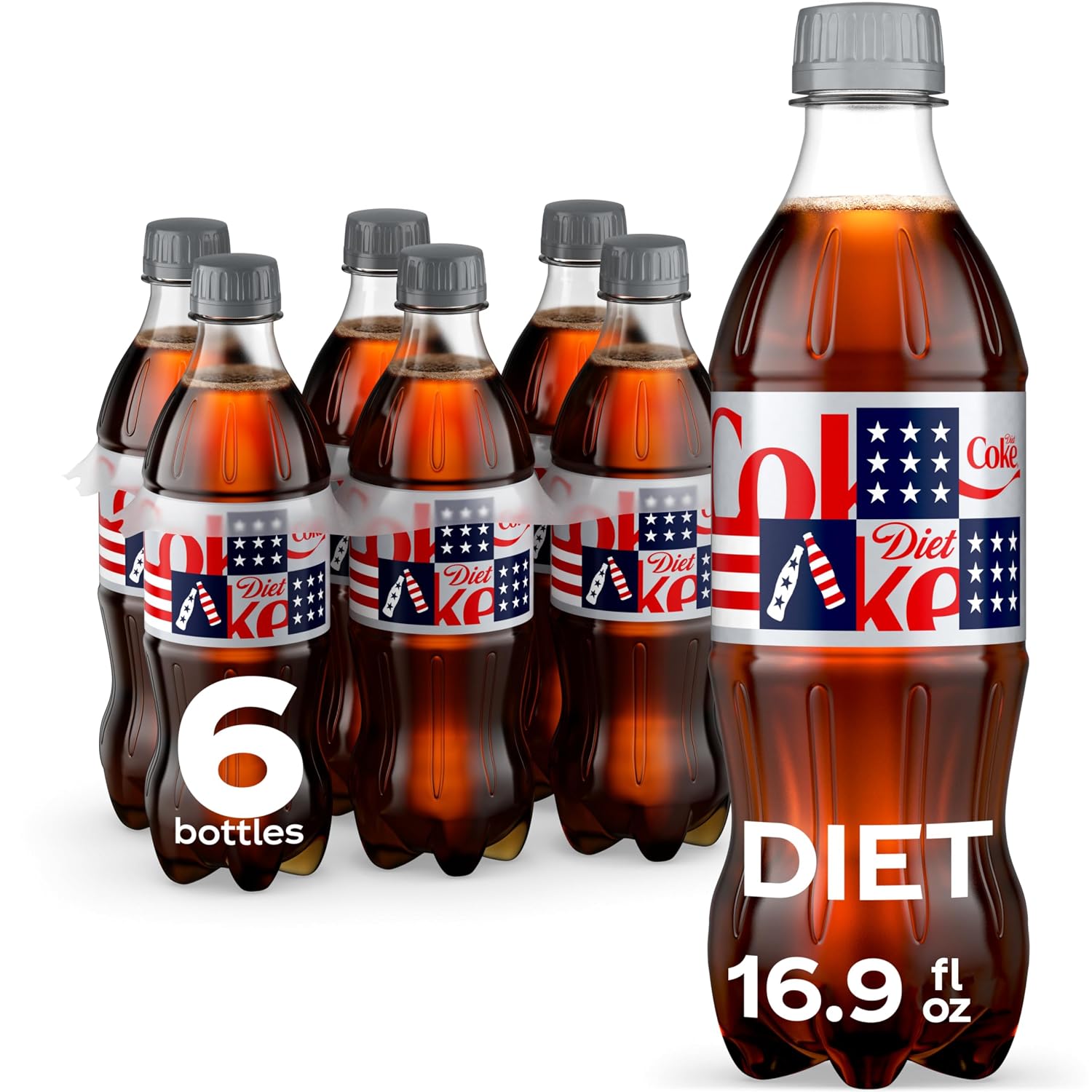 Diet Coke Soda Soft Drink Cans, 12 fl oz, 12 Pack | No sugar, no calories, 46 mg caffeine per can